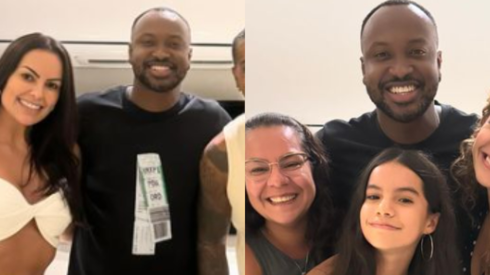 Thiaguinho faz festa íntima e convida ex, Fernanda Souza, e Rodriguinho: “Sorte”