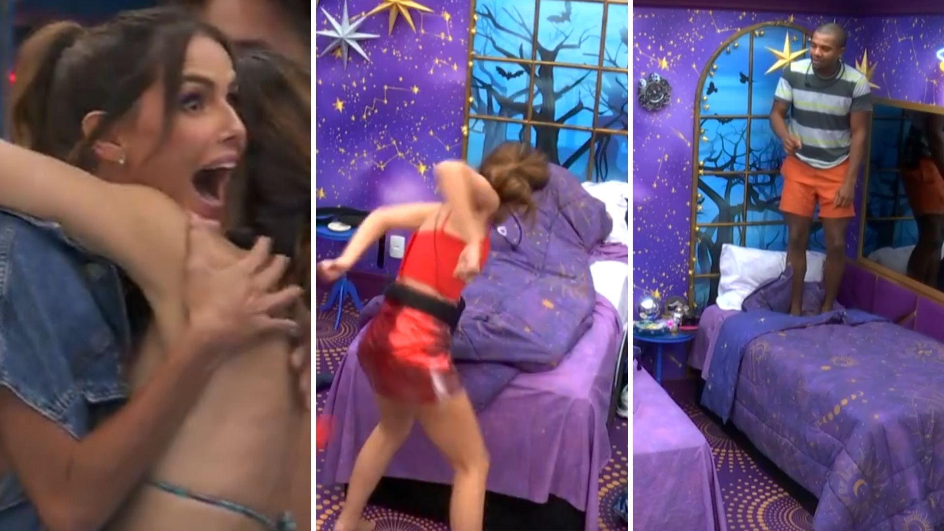 Barata, sustos e expulsão: relembre momentos no Quarto Magia do BBB 24