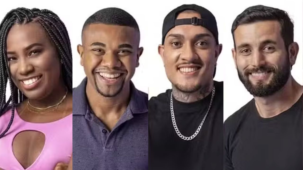 BBB 24: Leidy, Davi, MC Bin Laden e Matteus formam paredão da semana