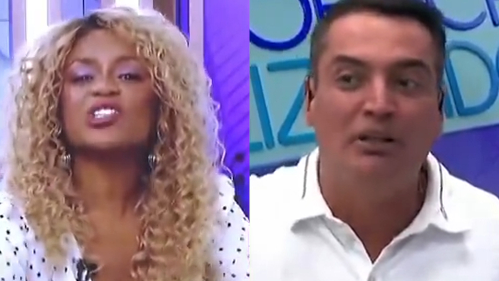 Leo Dias e Cariúcha se estranham e armam barraco ao vivo no SBT: “Dane-se”