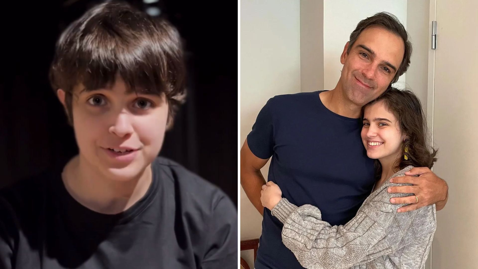 Filha de Tadeu Schmidt desistiu da faculdade ao sofrer preconceito: “Homofóbicos”