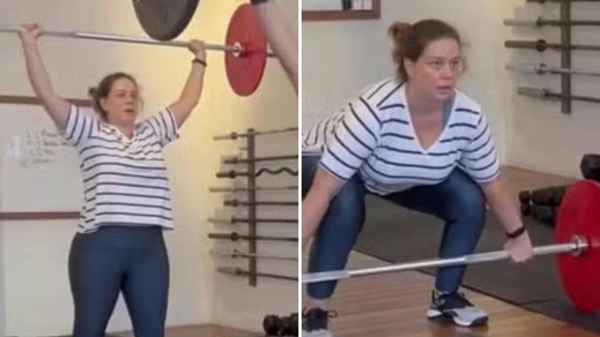 Grávida, Leandra Leal faz treino com pesos e gera preocupação: “Cuidado”