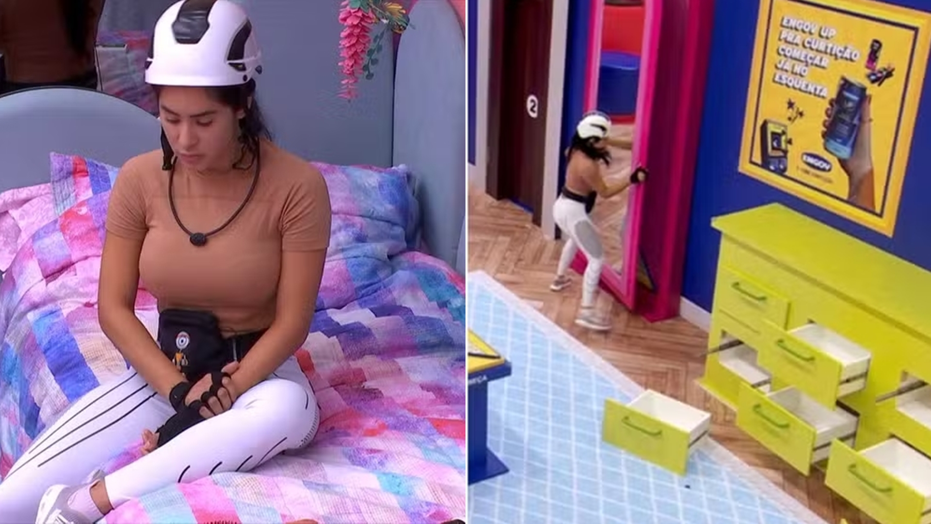 BBB 24: Isabelle se desespera ao quebrar cenário da Prova do Anjo: “Deus, me perdoa”