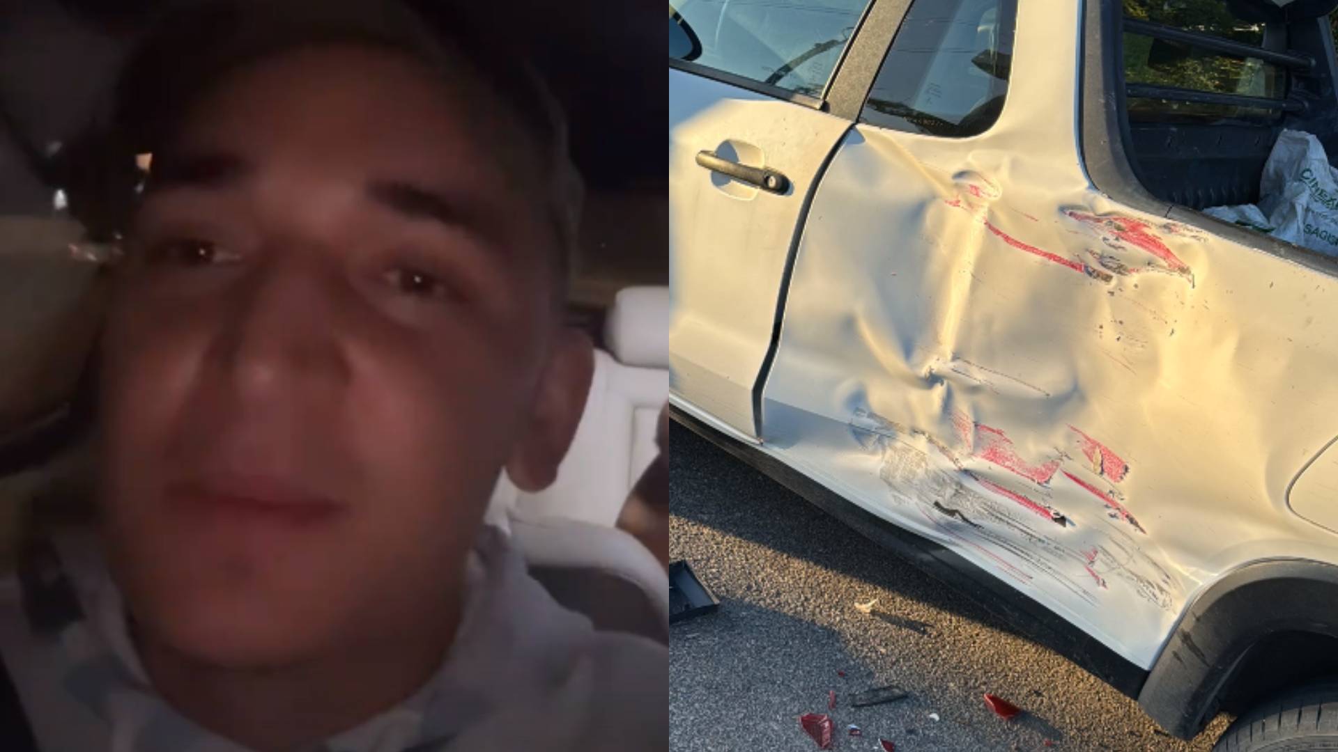João Gomes sofre acidente de carro e destrói o veículo: “Faltou freio”