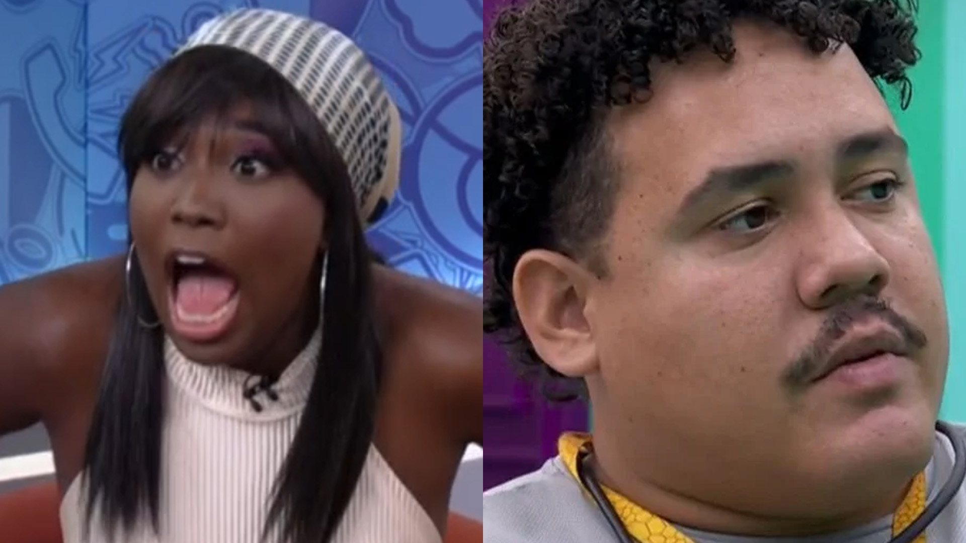 BBB 24: Leidy reage ao descobrir que Lucas foi largado pela esposa: “Babado!”