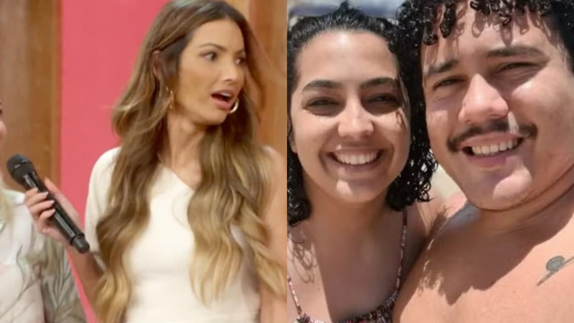 Patrícia Poeta é comparada com ex de Lucas e tem reação cômica: “Comigo?”