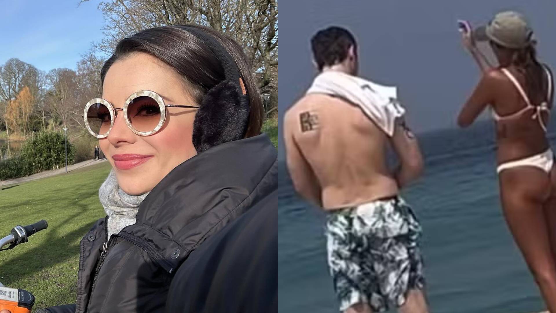 Sandy faz viagem solo enquanto ex-marido curte praia com loira: “Insegura”