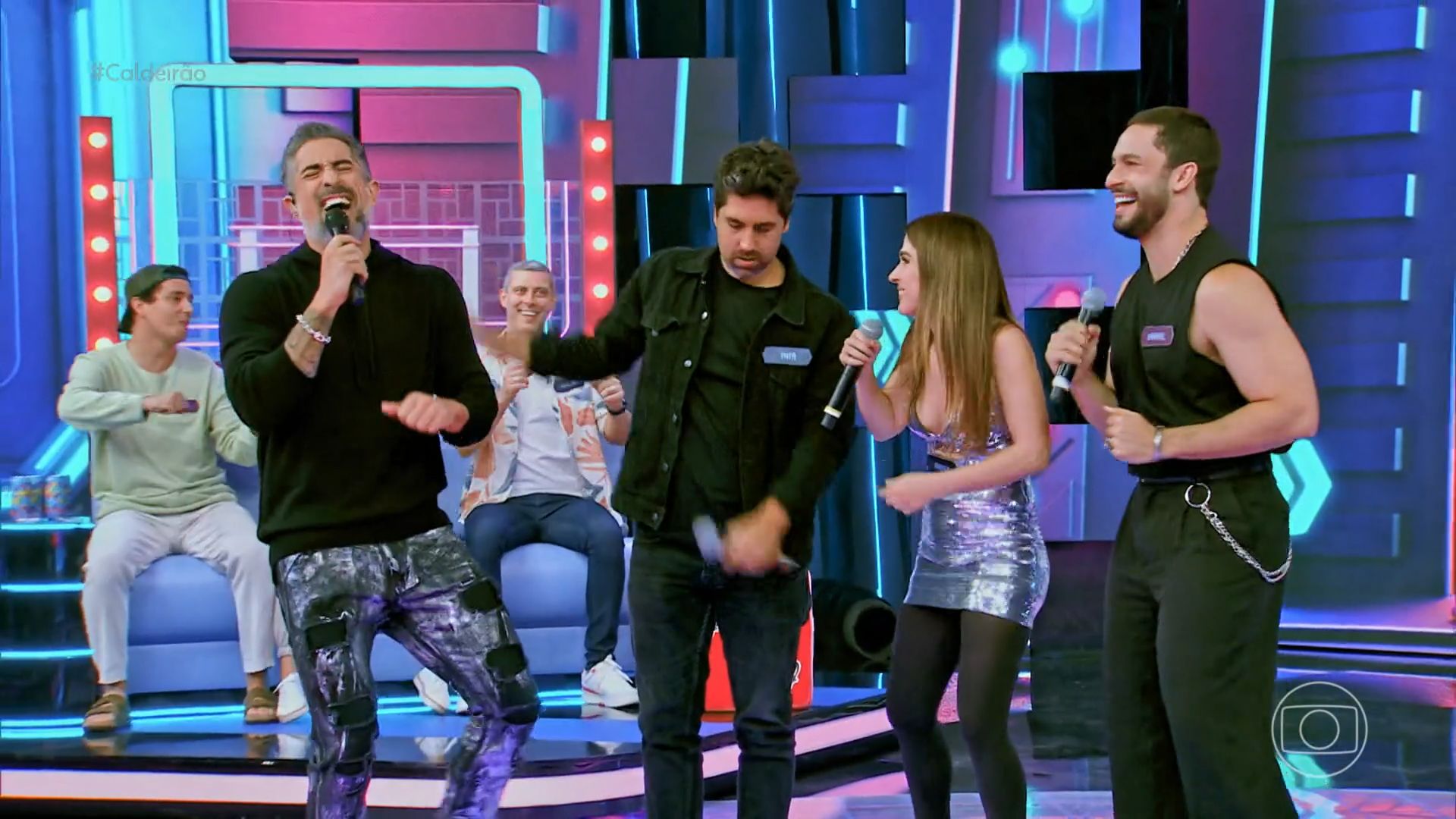 Tatá Werneck faz Mion cair na risada no ‘Caldeirão’: “Rafa Vitti não topou”