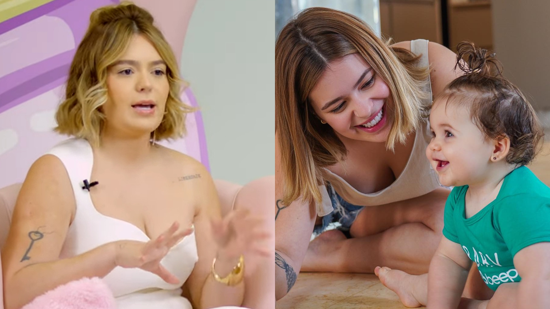 Viih Tube se explica após parar de amamentar a filha com seis meses: “Ela berrava”