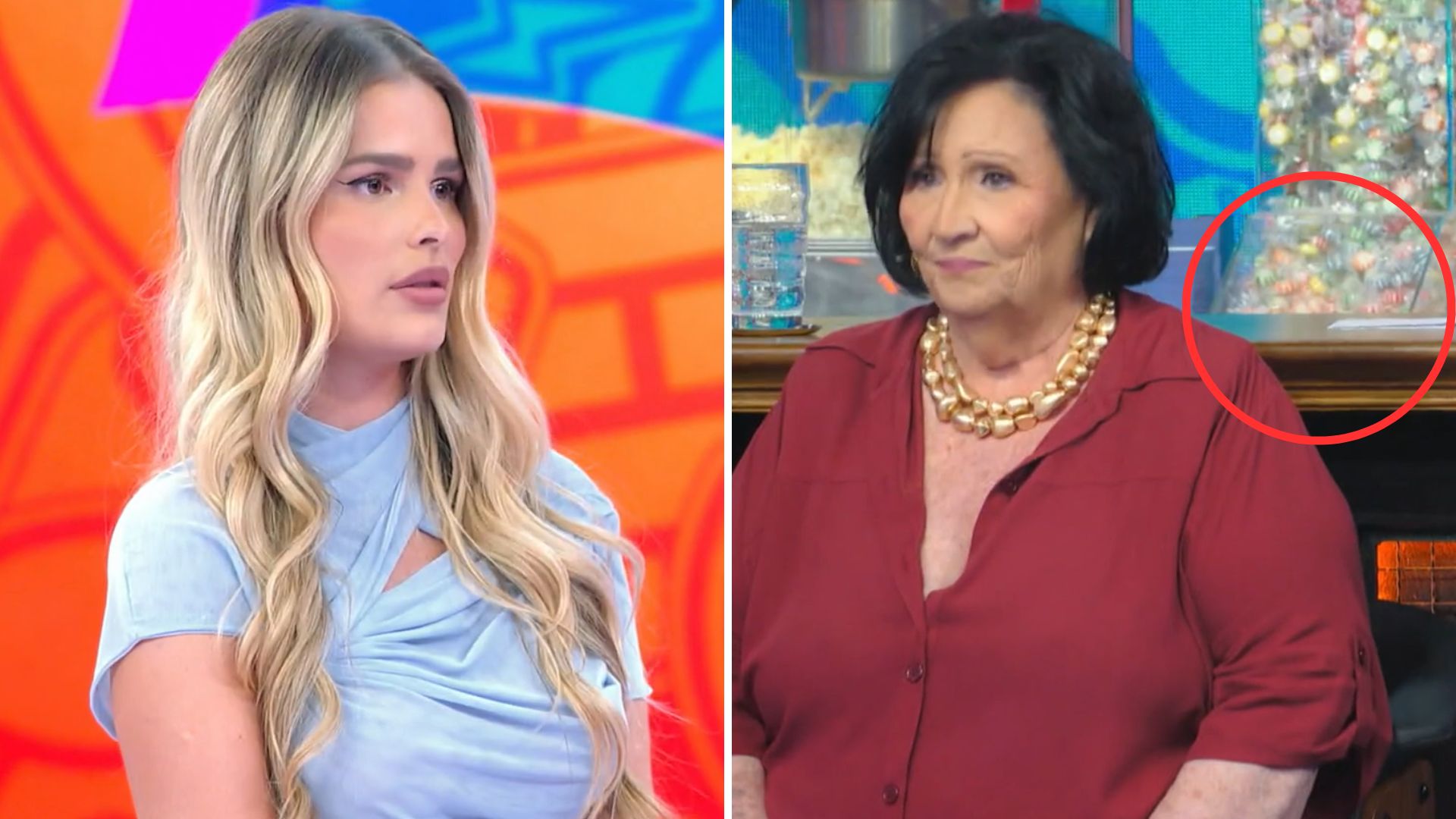 Web nota corte grotesco em críticas de Dona Déa à Yasmin no ‘Domingão’; veja