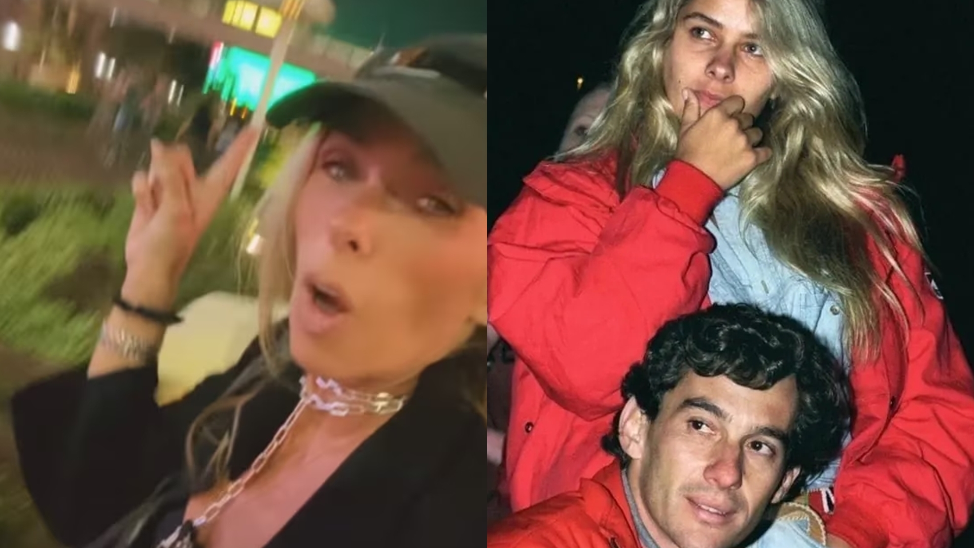 Adriane Galisteu se emociona com homenagem a Ayrton Senna nos EUA: “Esse presente”