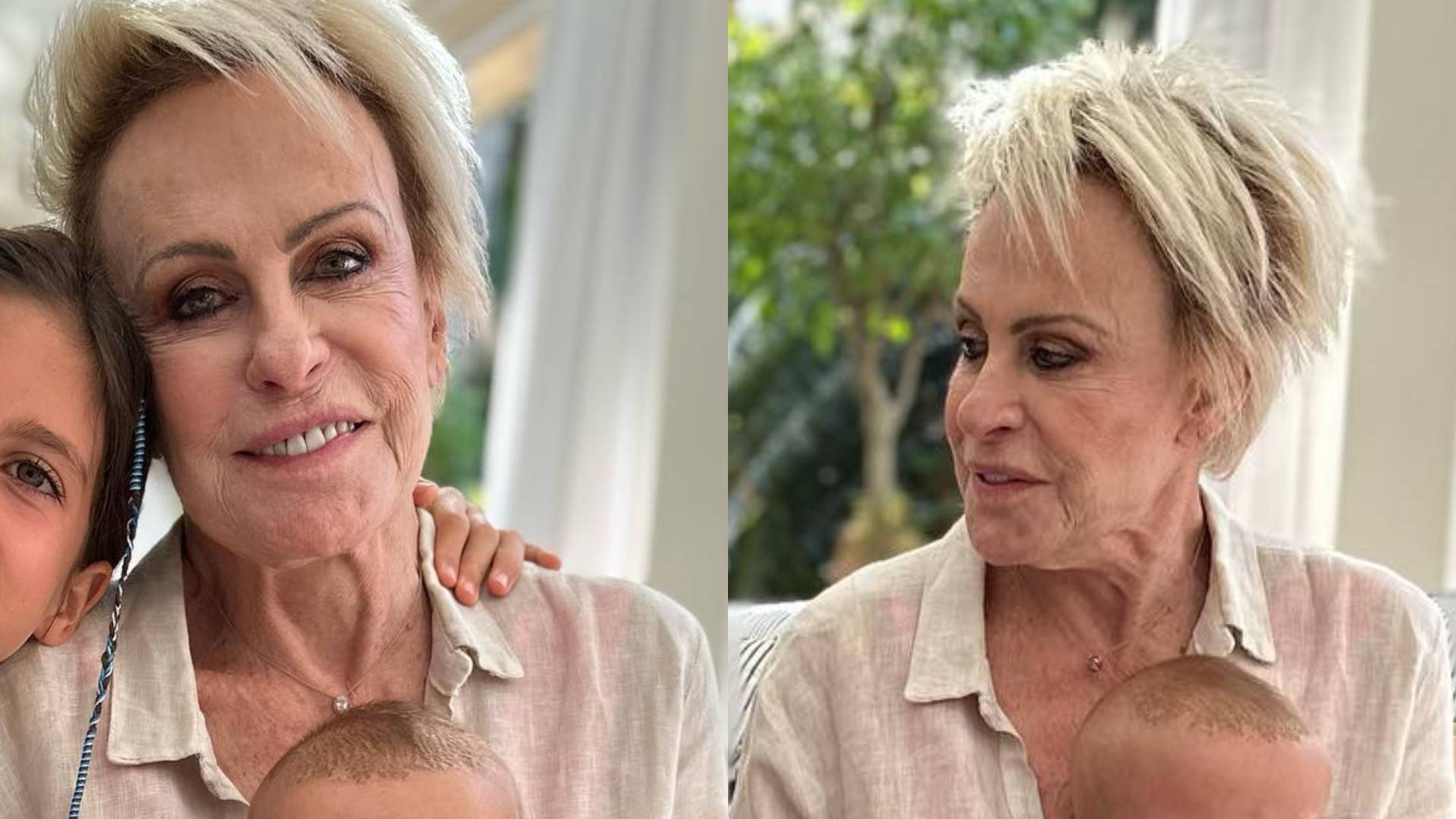 Ana Maria Braga surge com as netinhas em cliques raríssimos: “Todo o amor”