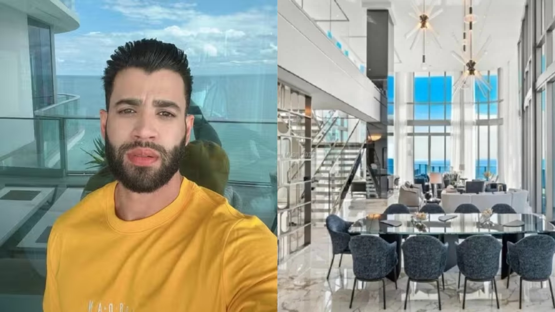 Gusttavo Lima coloca apartamento luxuoso de R$ 150 milhões à venda; veja as fotos