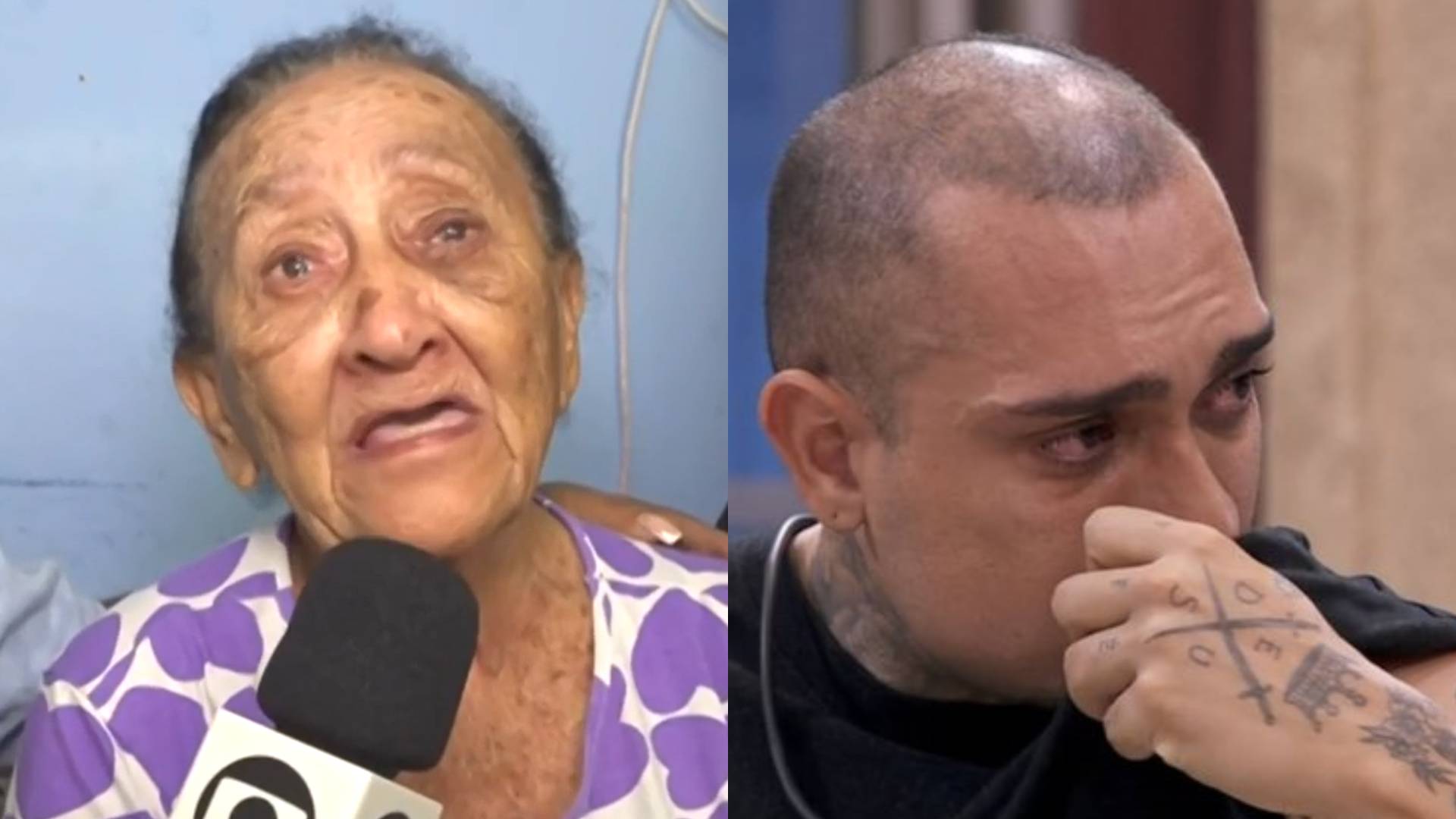 Avó de Bin mostra lata de lixo que ele usava como guarda-roupas: “Era isso”
