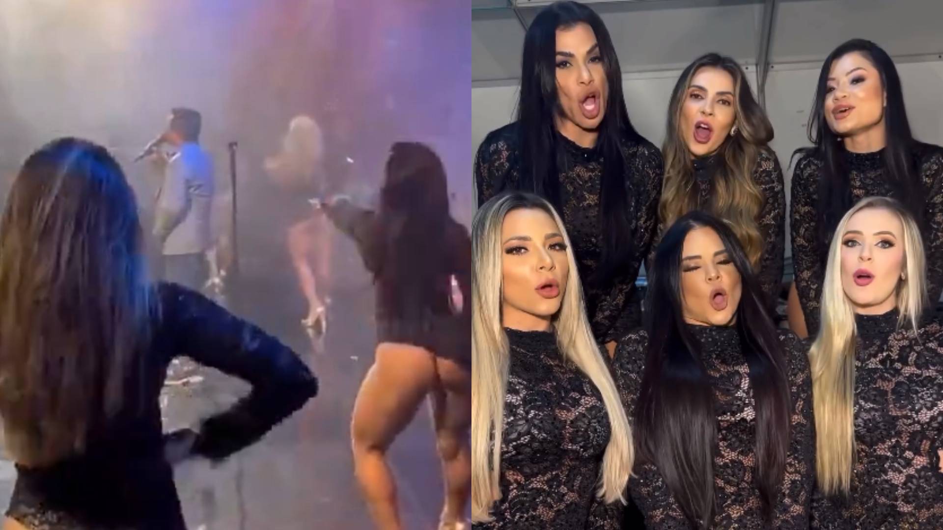 Sem calcinha? Bailarinas de Leonardo polemizam com look ousado em show