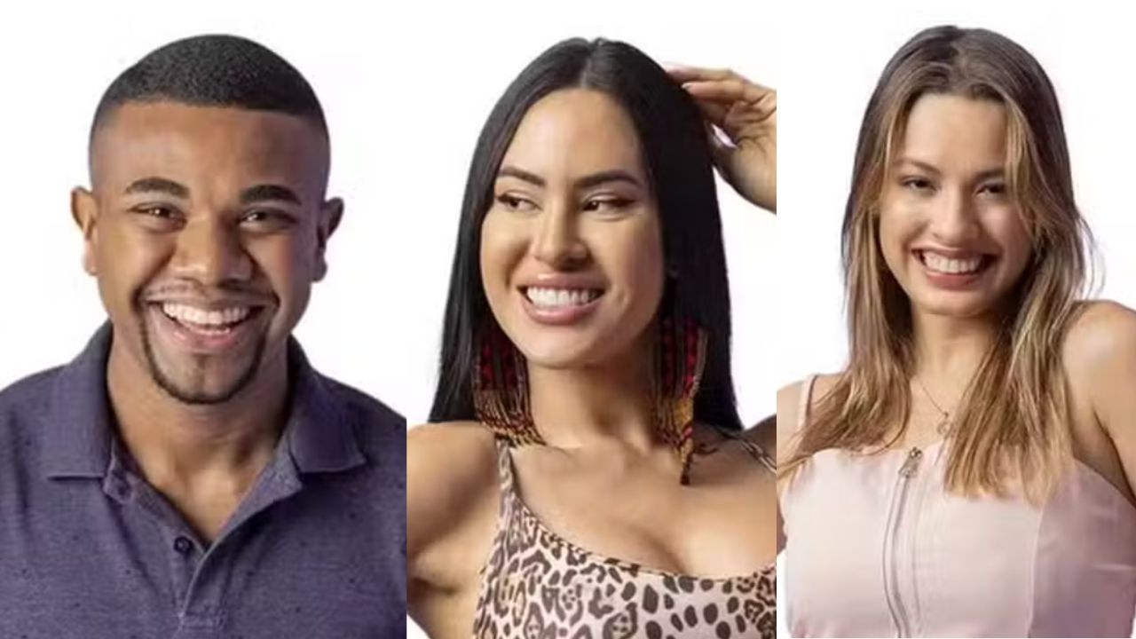 BBB 24: Davi, Isabelle e Beatriz formam 20ª berlinda