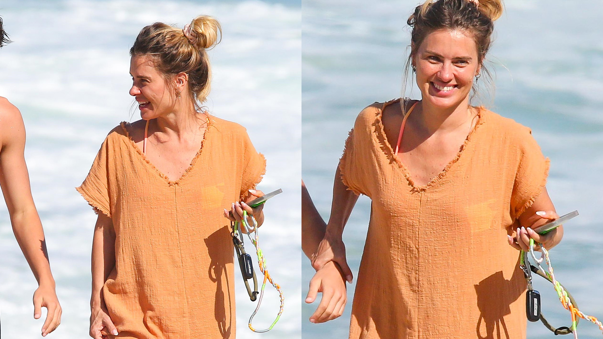 Maior que ela! Filho mais novo de Carolina Dieckmann faz rara aparição