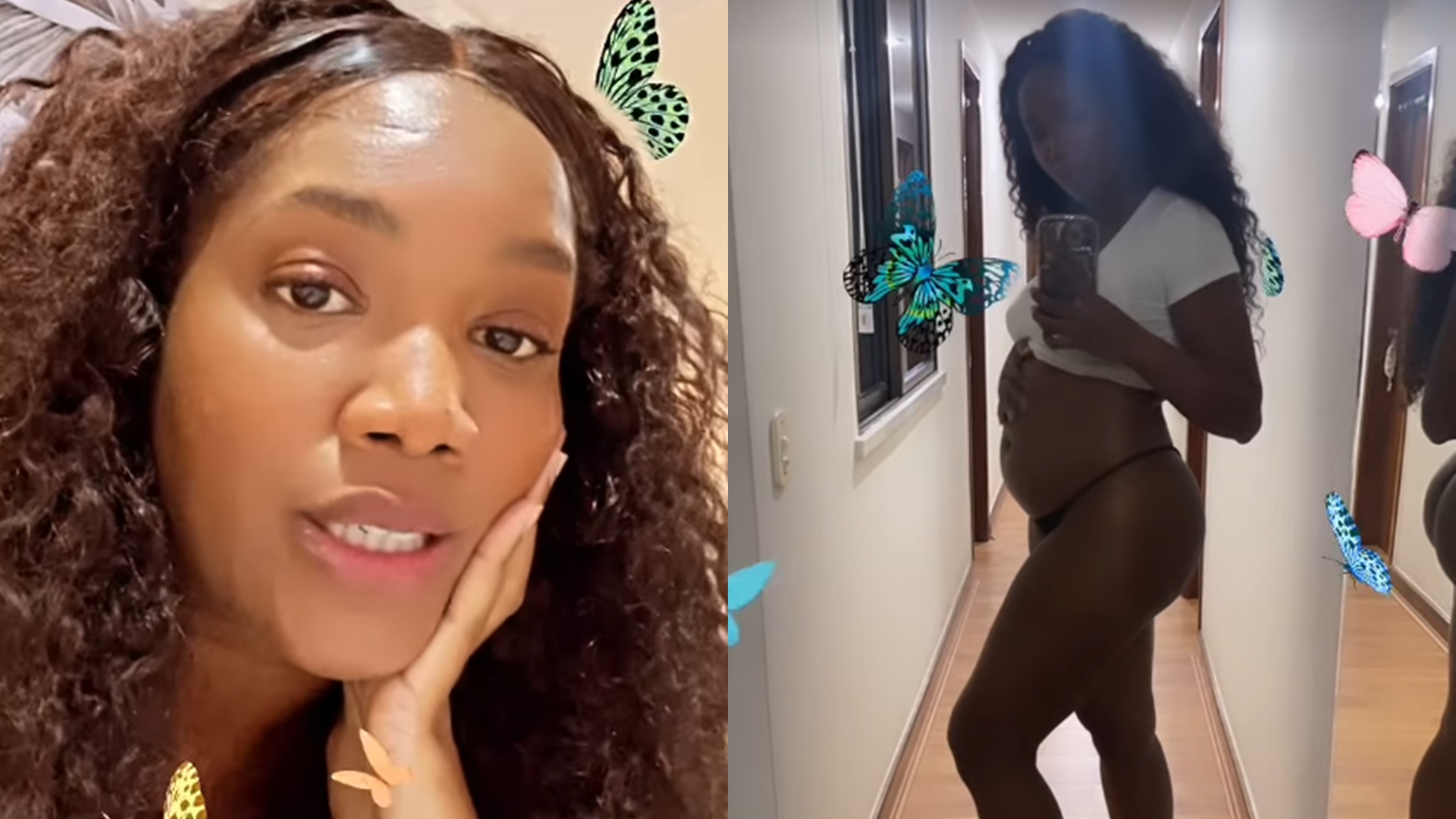 Iza reclama de enjoo durante gravidez e exibe evolução do barrigão: “É babado”