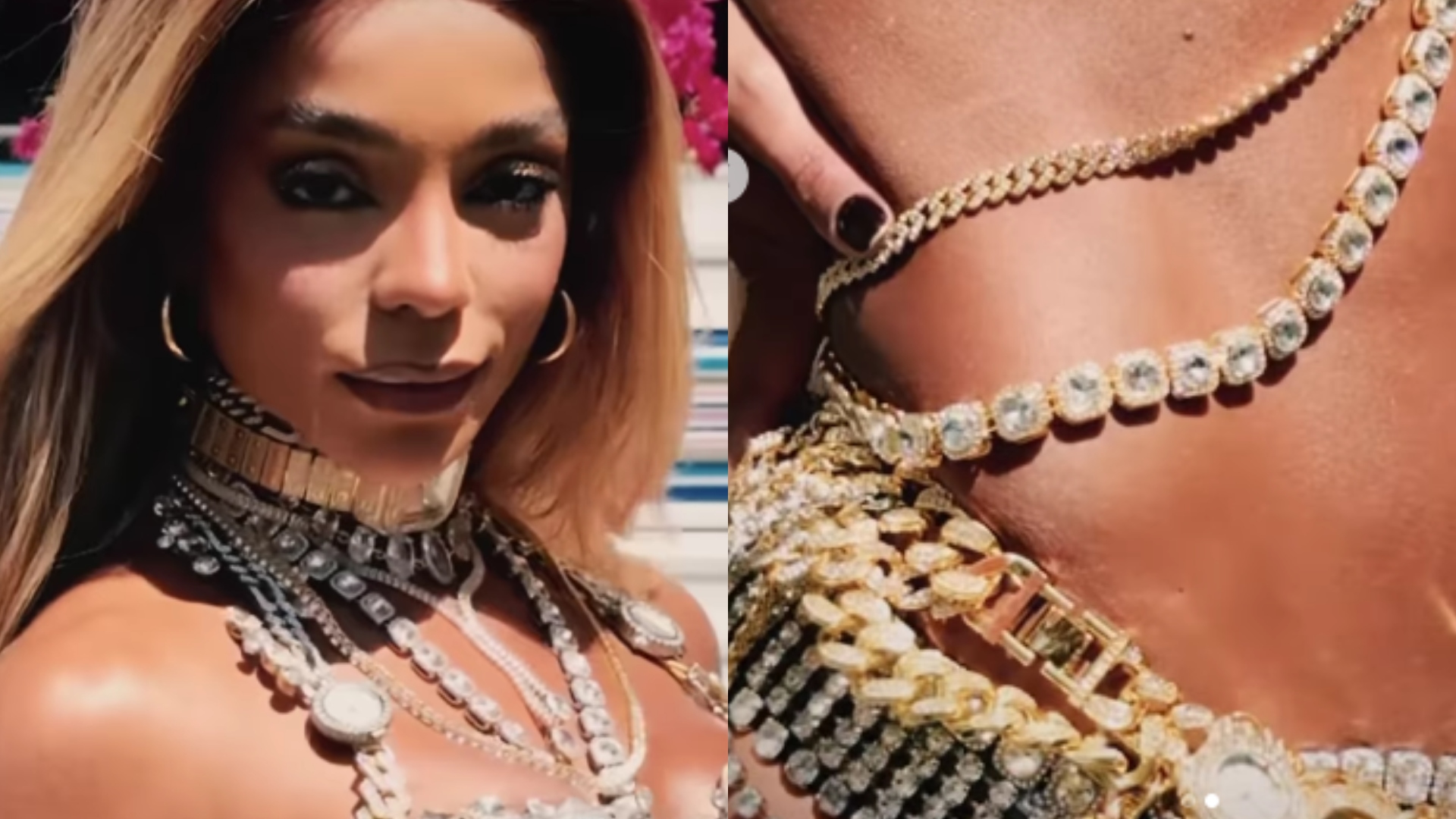 Caríssimo! Brunna Gonçalves ousa e aposta em look de R$ 50 mil de jóias raras