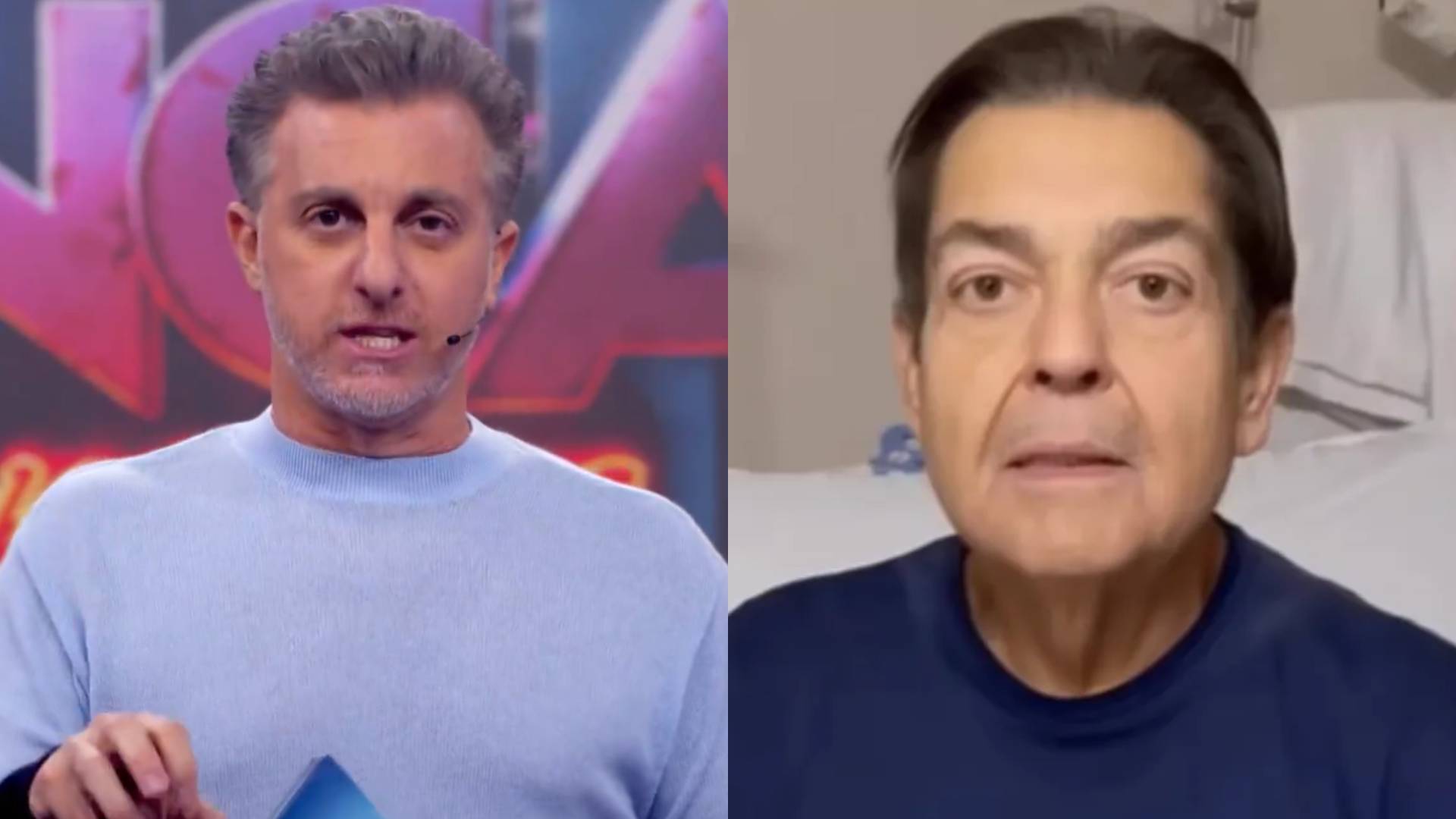 No ‘Domingão’, Huck manda recado a Faustão após transplante: “Amado amigo”