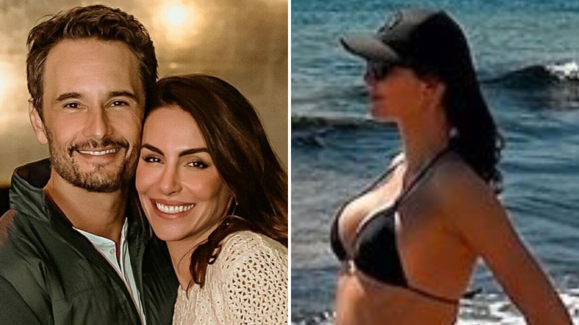 Mel Fronckowiak mostra barriguinha de gravidez em momento íntimo à beira-mar