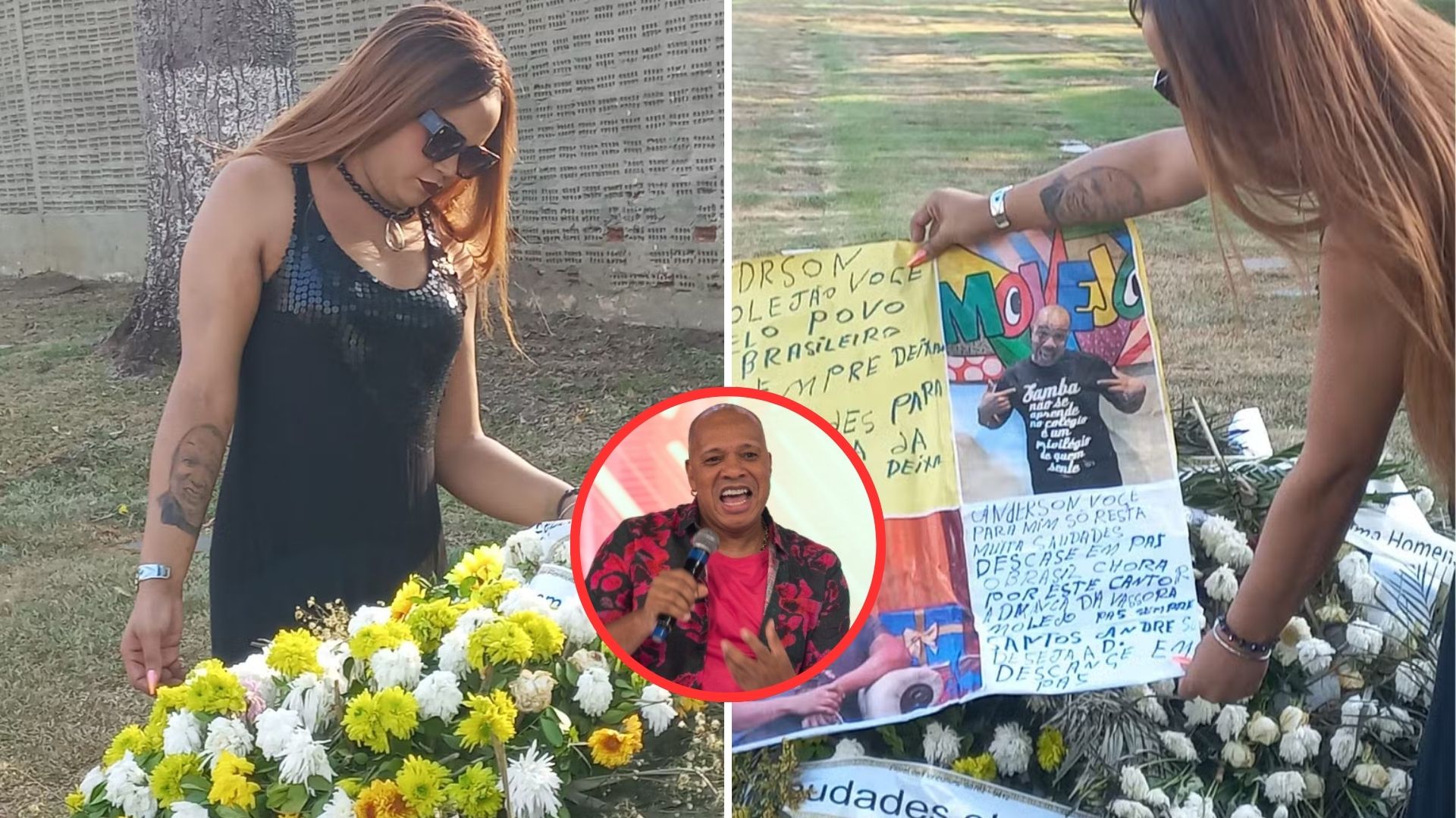 Por que família de Anderson do Molejo barrou MC May em velório?