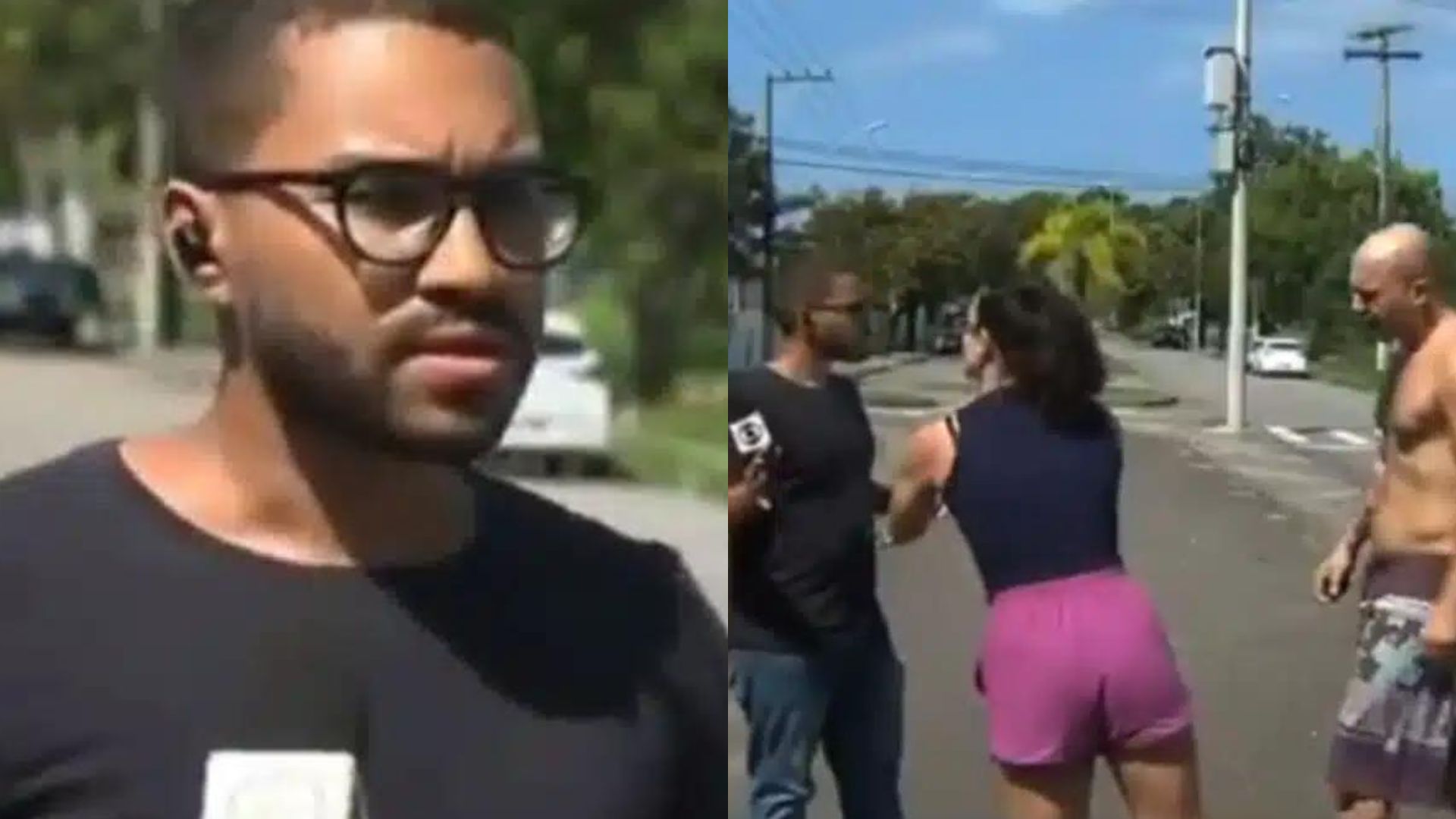 Repórter da Globo é ameaçado durante gravação ao vivo: “Estou nervoso”