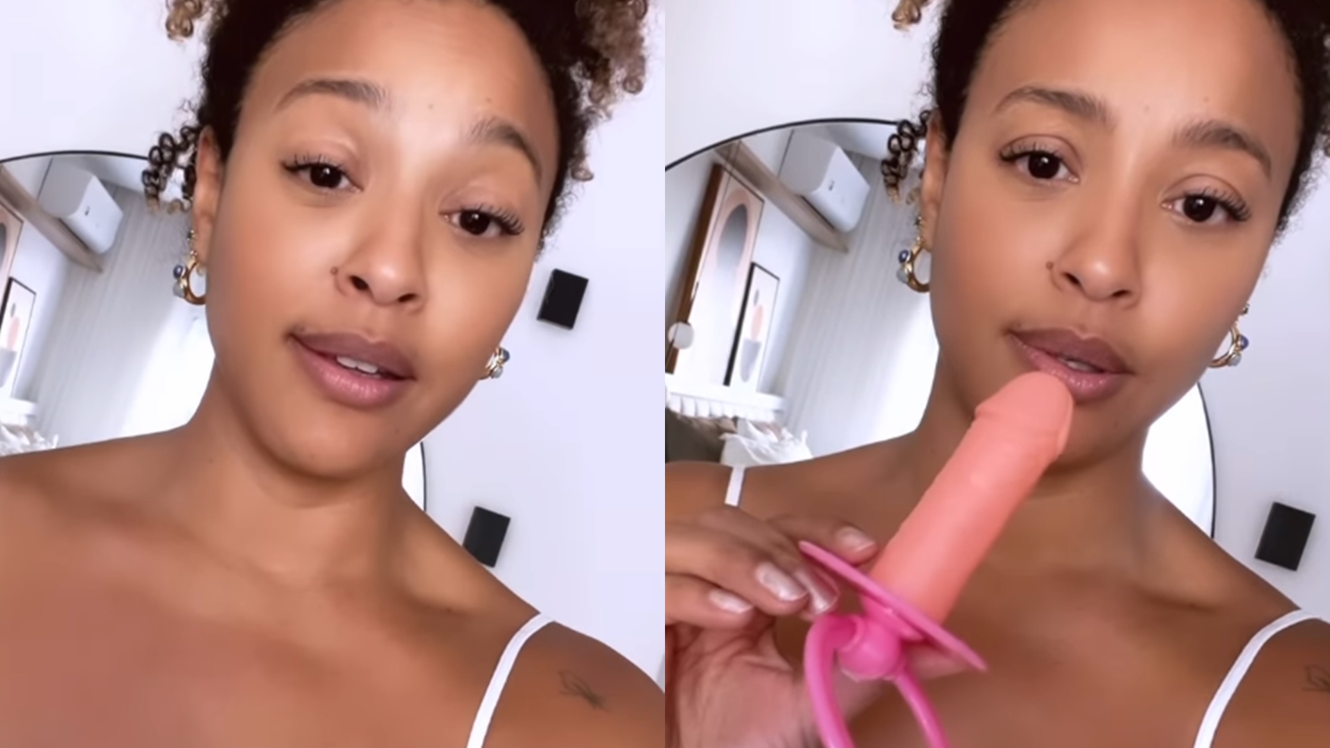 Sheron Menezzes se choca após filho encontrar brinquedo sexual: “De onde saiu”