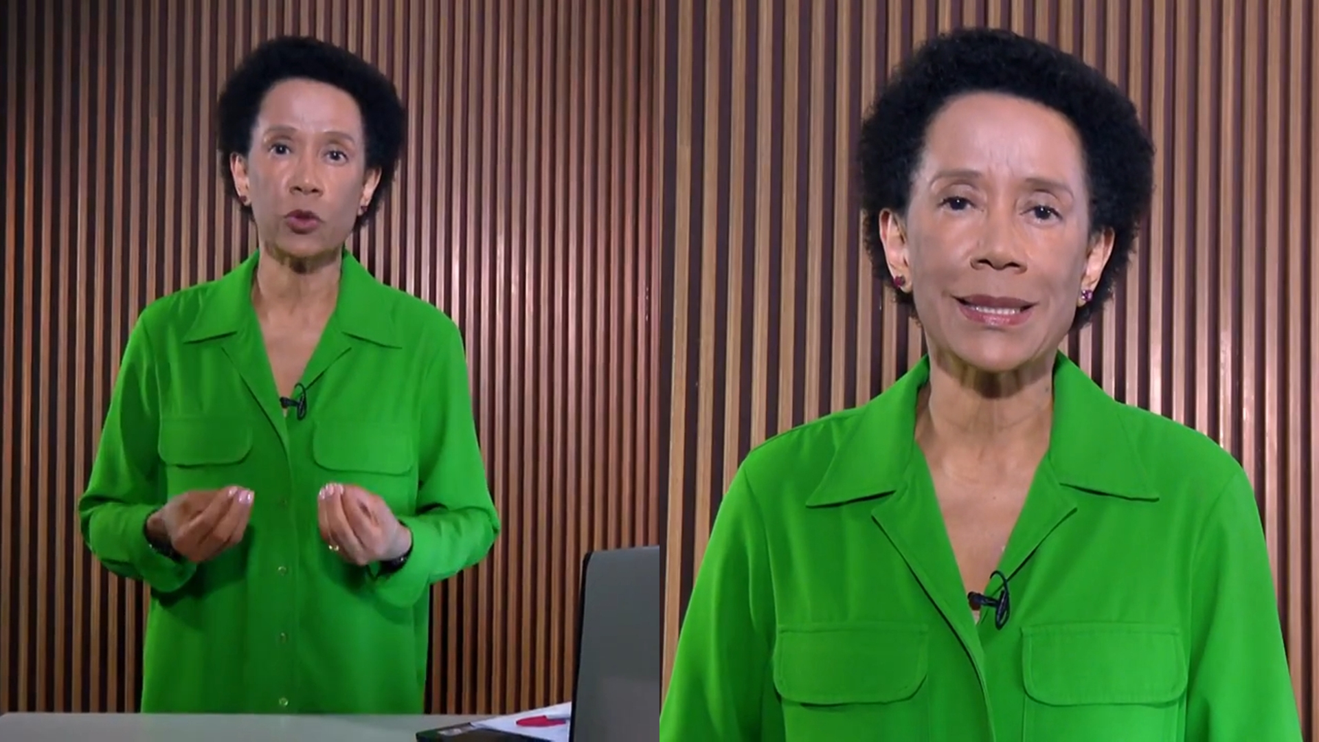 Zileide Silva quebra protocolo no JN e emociona ao relembrar transplante: “Eu sou”
