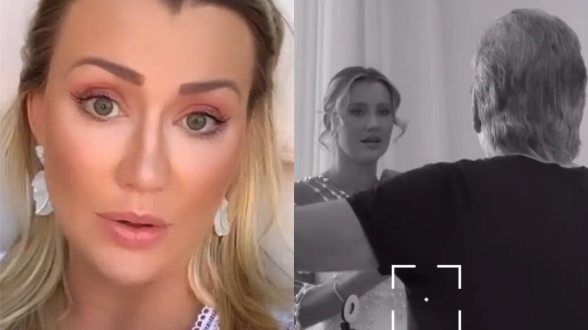 Ana Paula Siebert expõe imagens de discussão com Roberto Justus: “Medo”