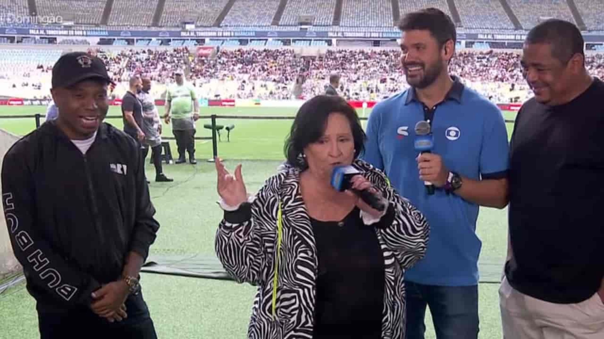 Após bronca de Huck, Dona Déa faz pergunta inesperada a Vampeta: “Interdita ela”