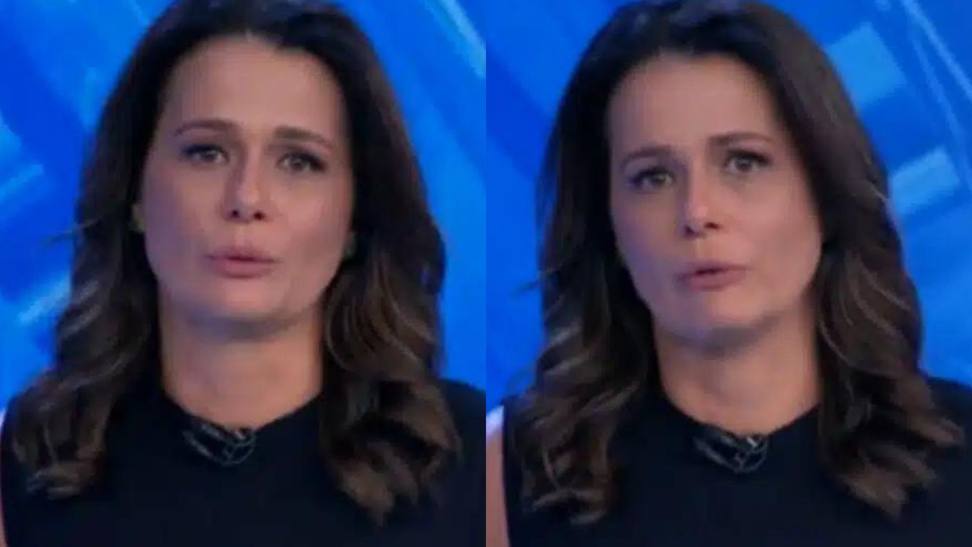Apresentadora da Band fica aos prantos durante jornal ao vivo: “Sem chão”