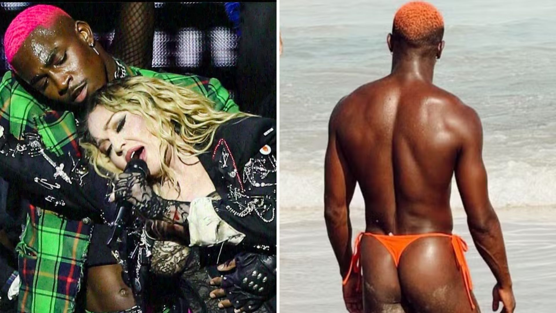 Escândalo! Conheça o bailarino de Madonna que usou fio-dental na praia do Rio