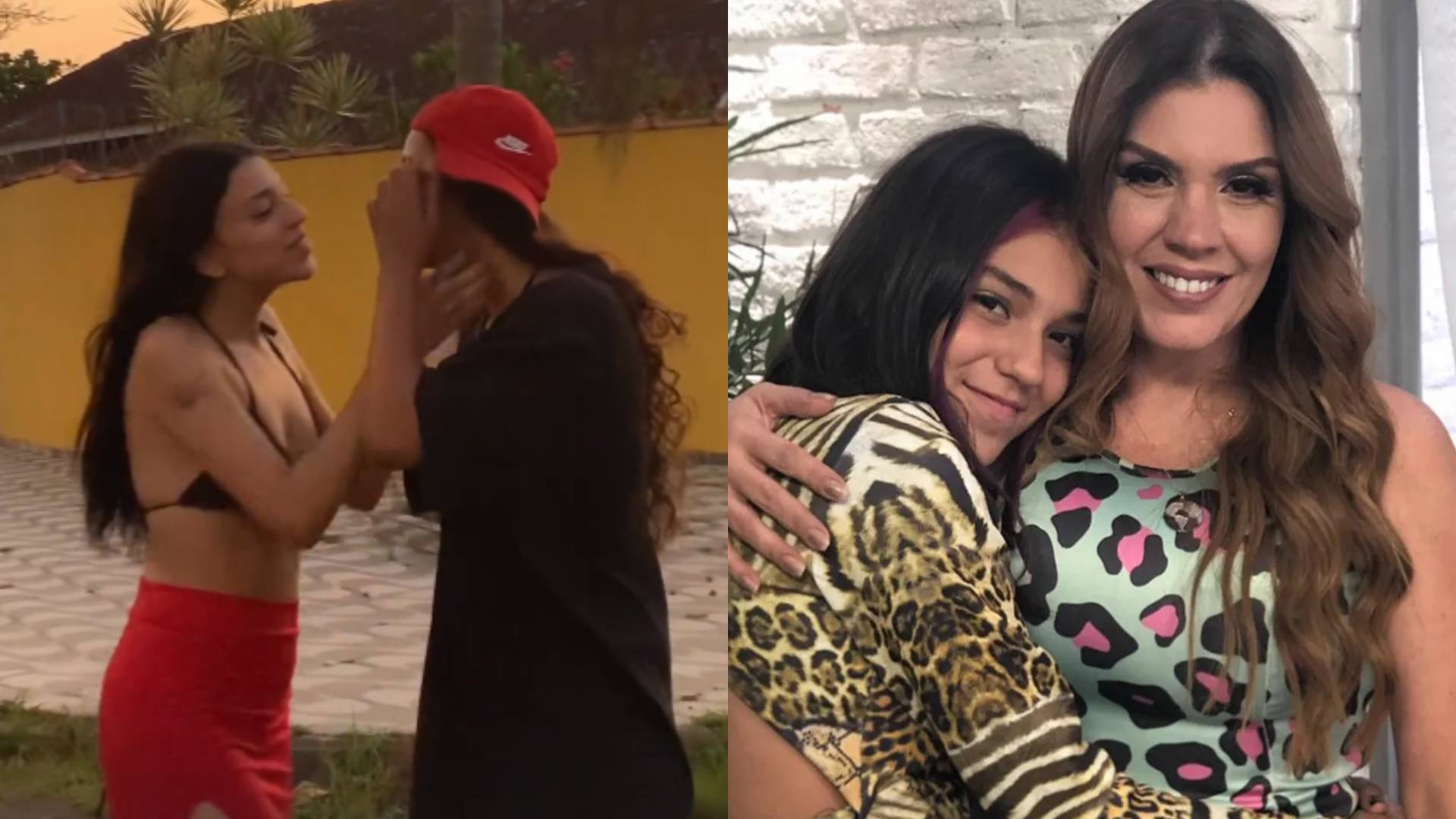 Filha de Simony dá beijão na namorada em registro raríssimo: “Te amo”