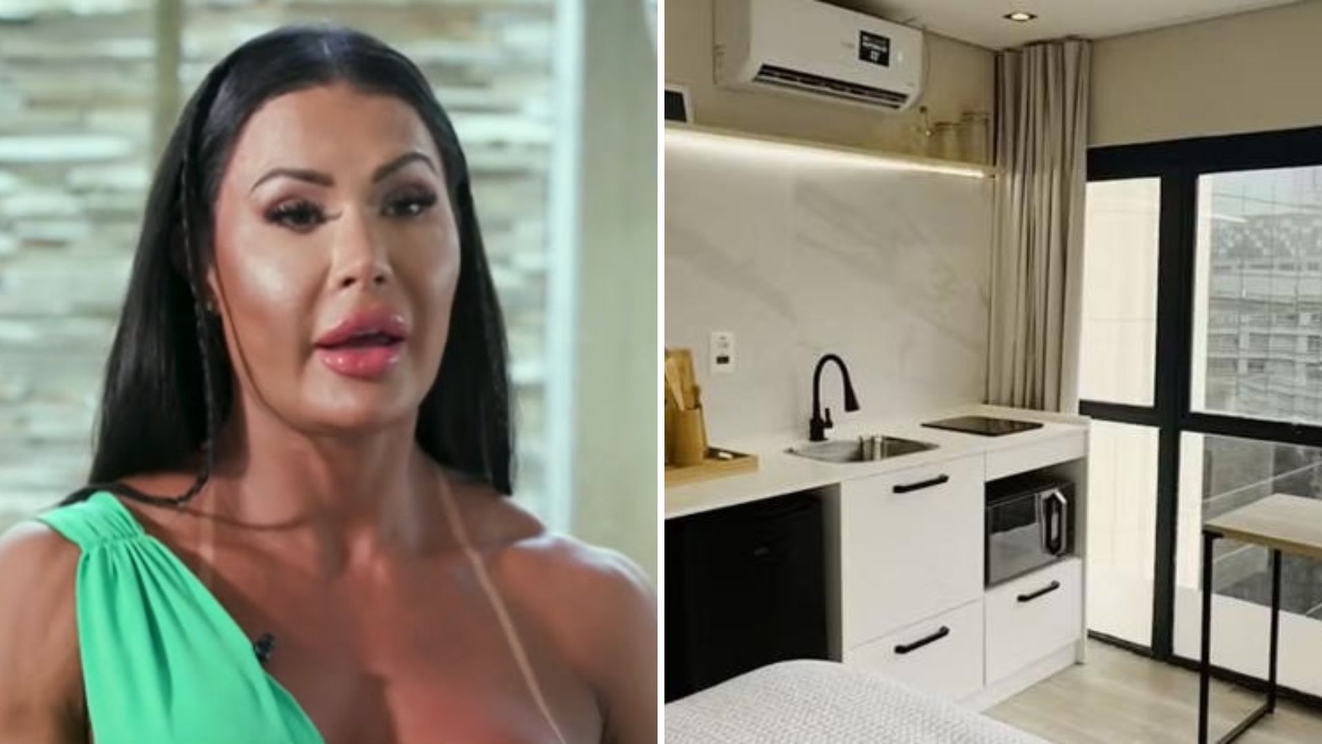 Gracyanne Barbosa nega estar morando em kitnet de 18m²: “No Rio de Janeiro”