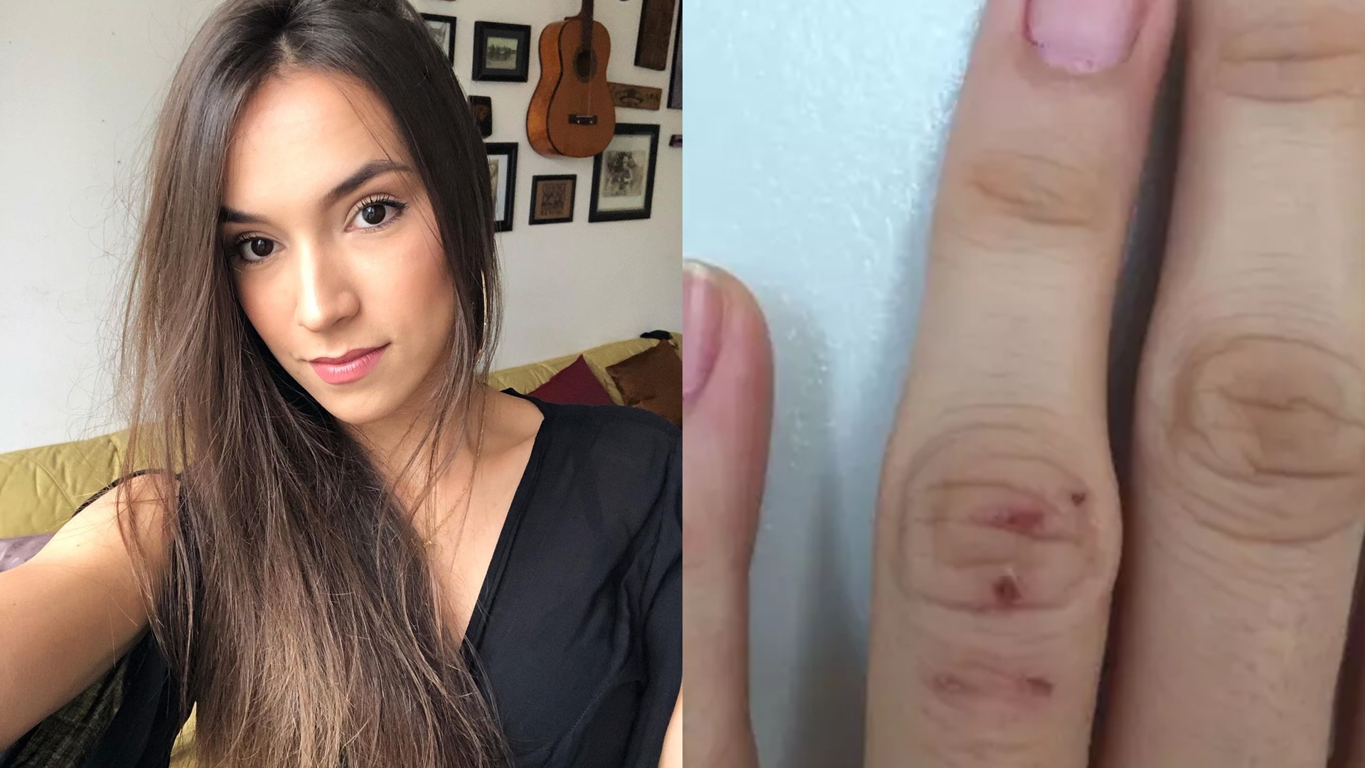 Bandido usa a boca para roubar anel do dedo de cantora na rua