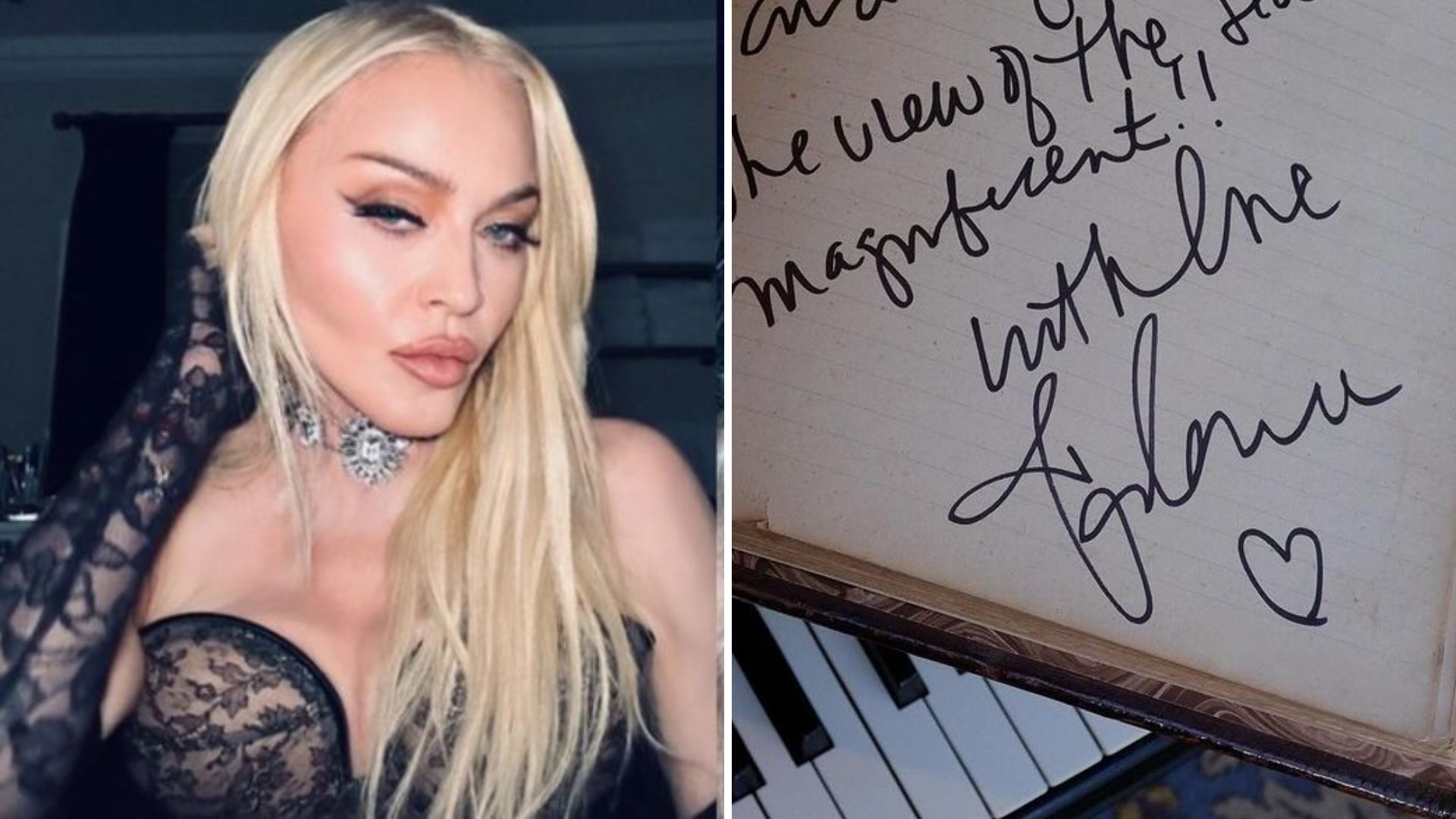 Madonna deixou mensagem em livro histórico antes de sair do Brasil; veja