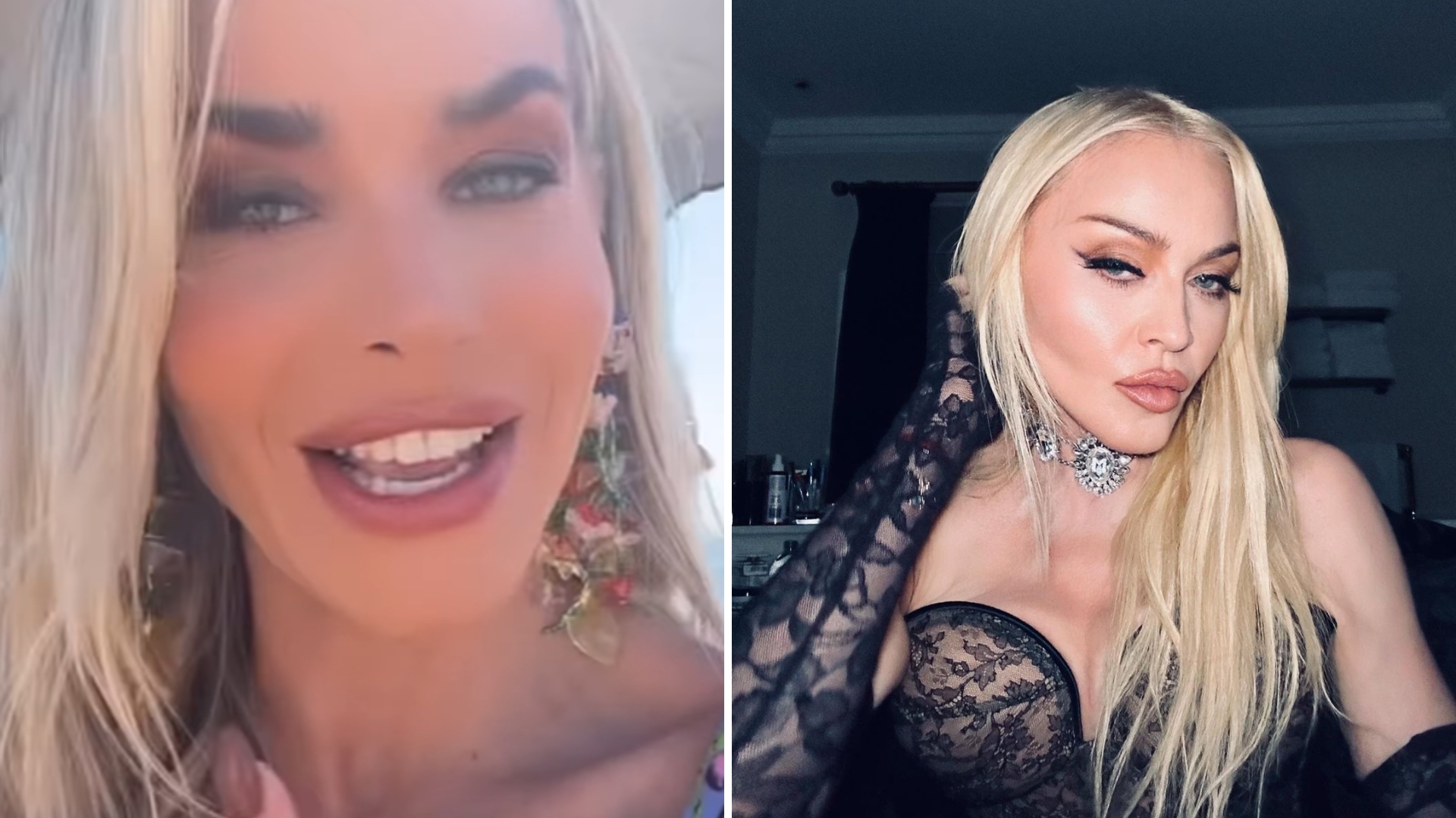 Monique Afradique é confundida com Madonna em Copacabana e brinca: “Madonna de Niterói”