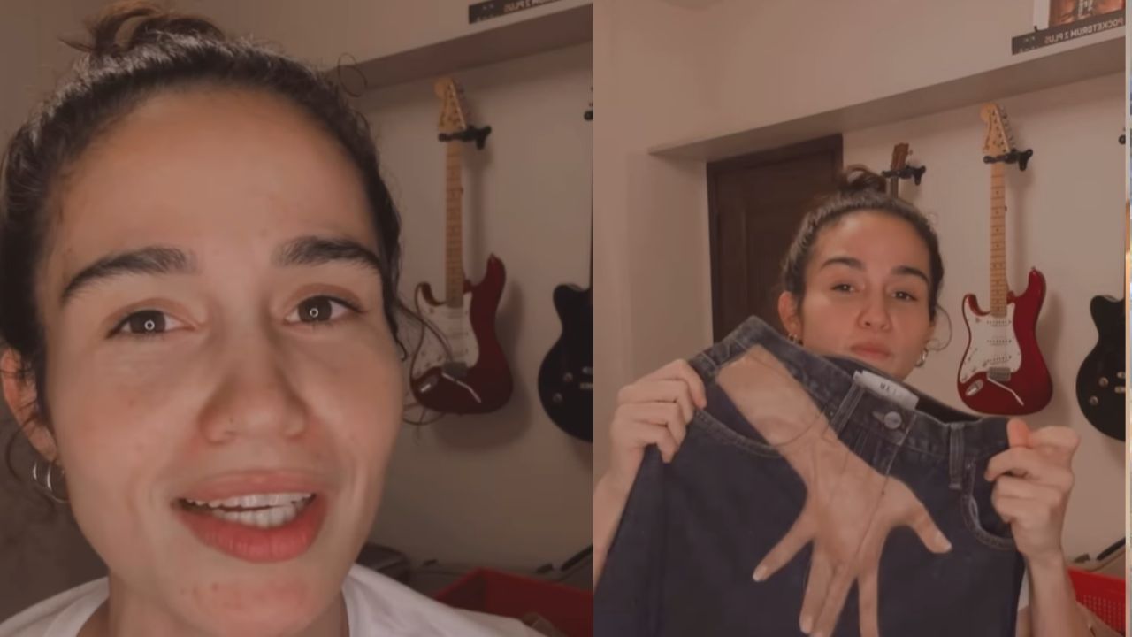 Nanda Costa faz leilão de calça inusitada: “Em prol do Rio Grande do Sul”