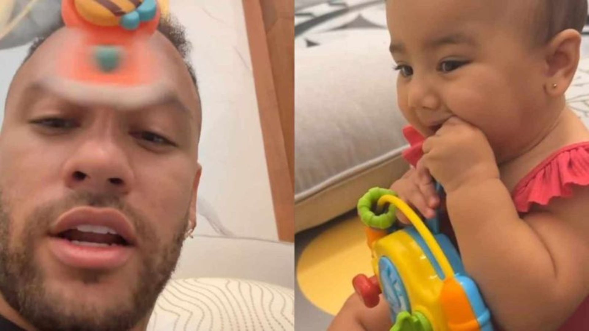 Neymar expõe motivo de drama da filha caçula: “Ela chora”