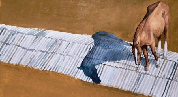 Cavalo Caramelo vira obra de arte para ajudar vítimas do RS; saiba valor