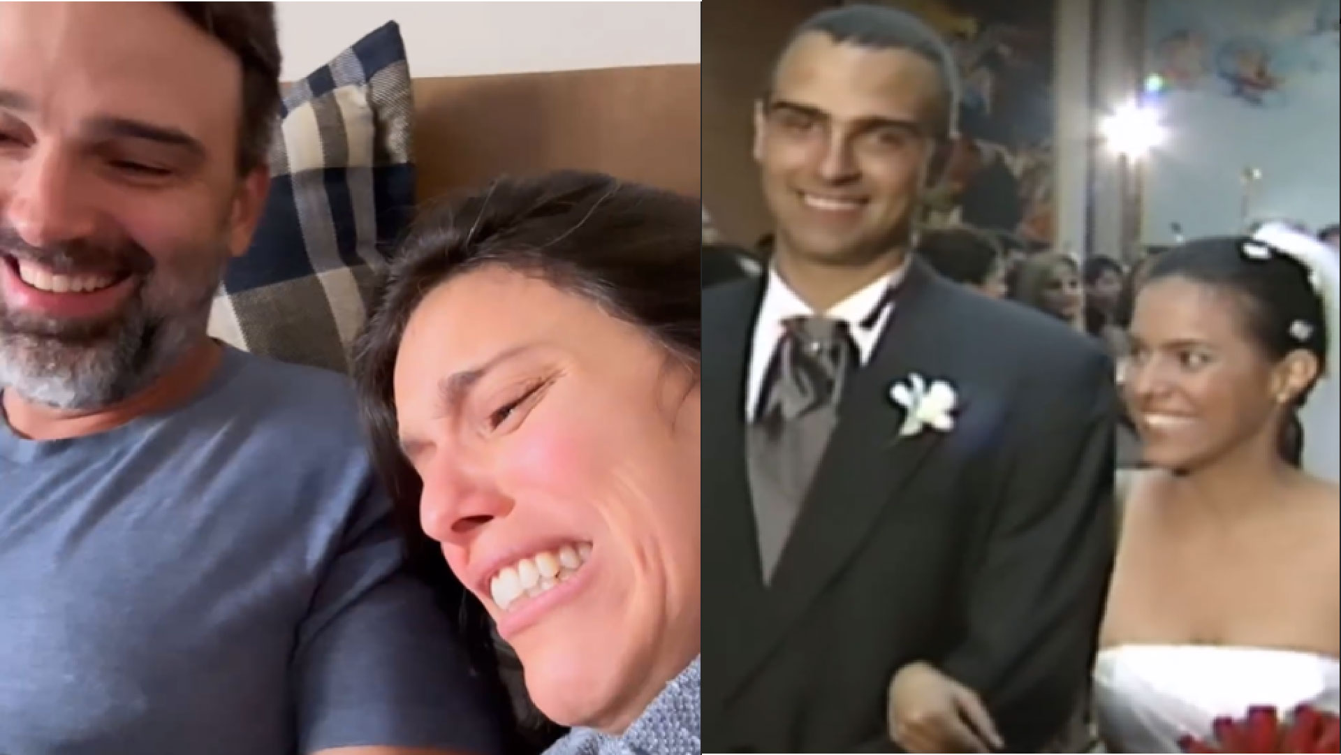 Esposa de Tadeu Schmidt cai no choro ao receber presente inesperado: “Meu Deus!”