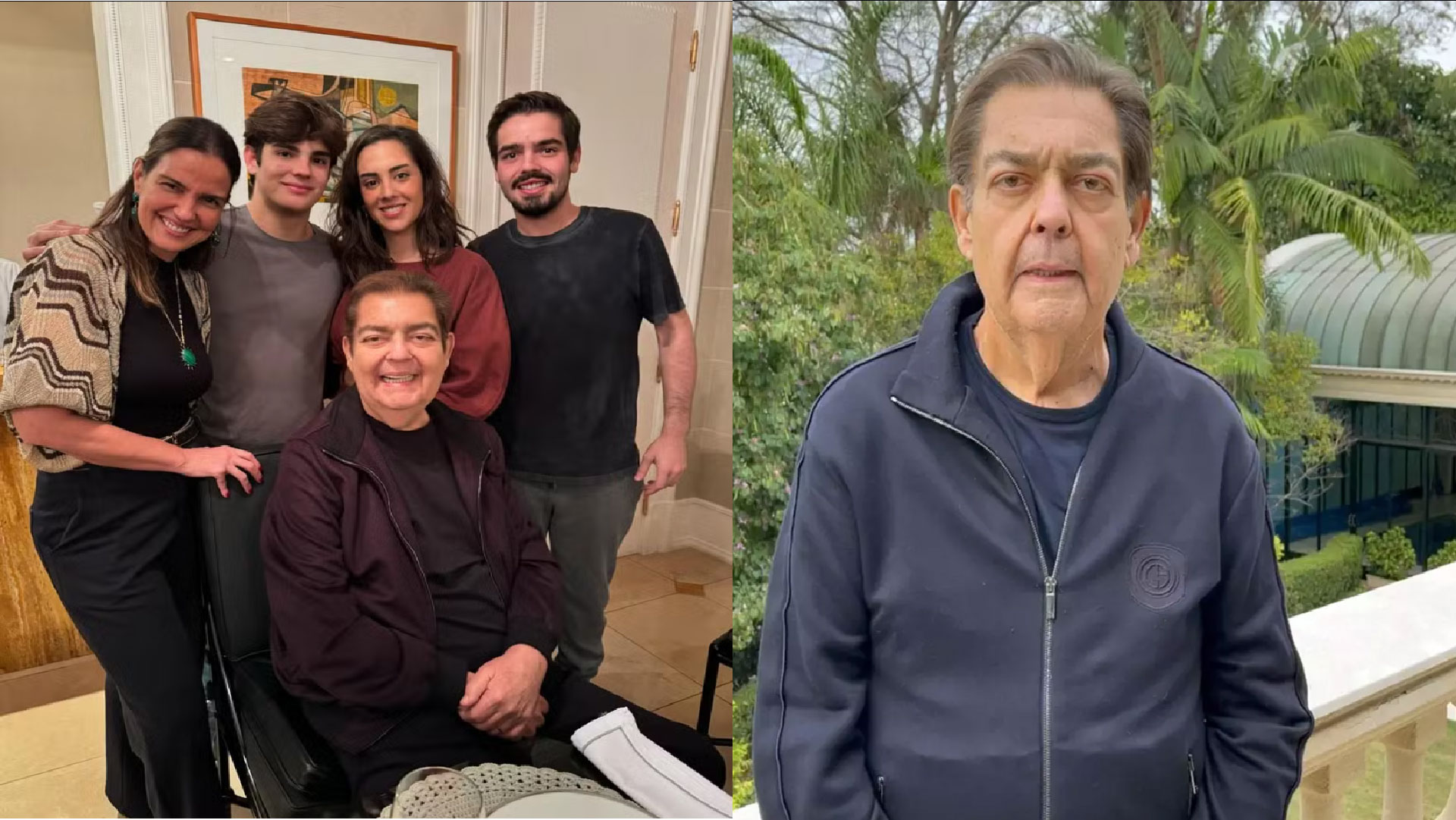 Faustão surpreende fãs ao aparecer pela primeira vez após transplante de rim