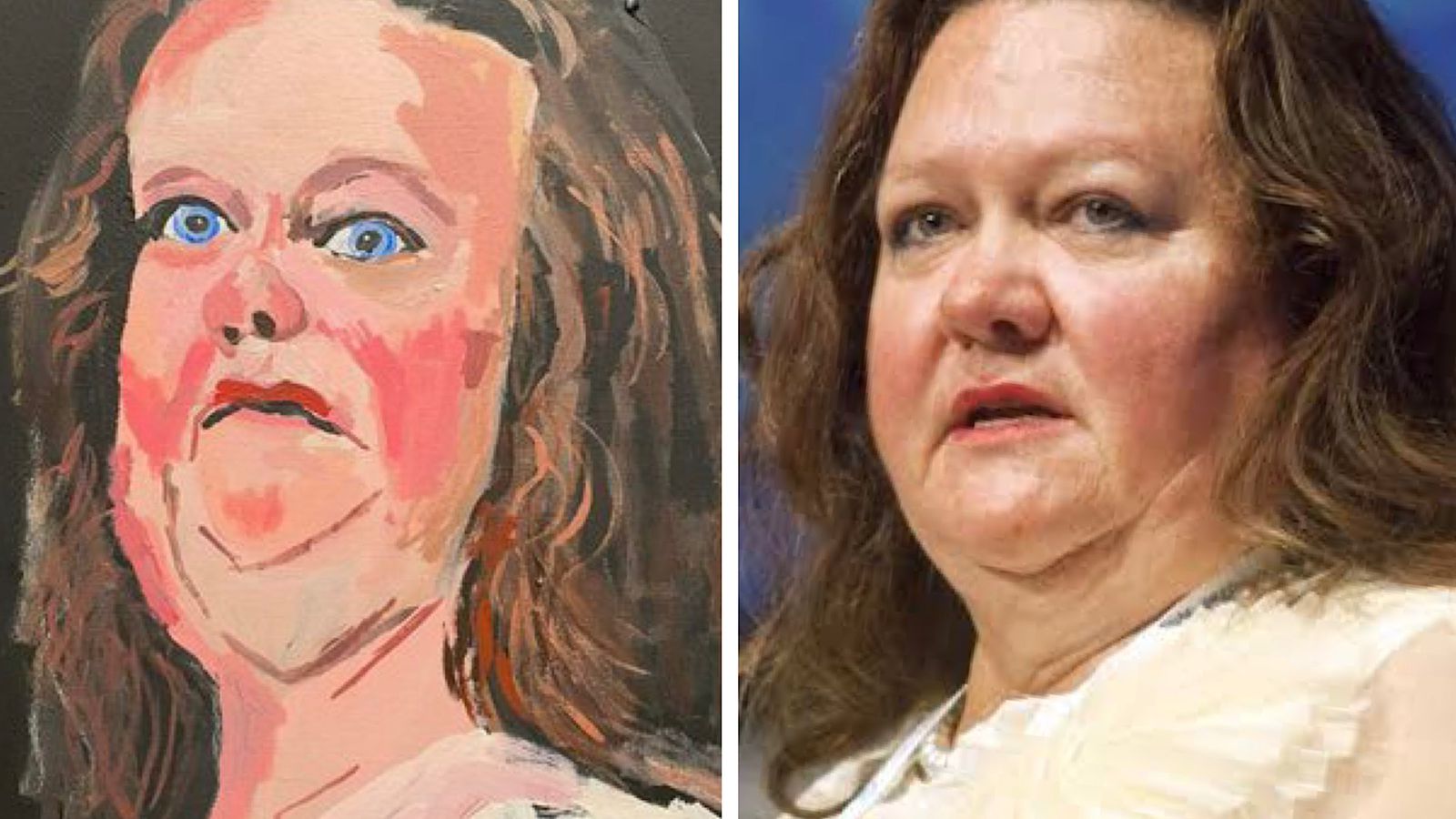 Australiana bilionária rejeita retrato e faz exigência imediata à galeria
