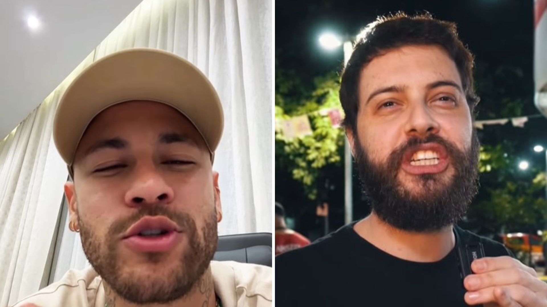 Após chamar de “fanfarrão otário”, Neymar expõe conversa com Defante: “Errado”