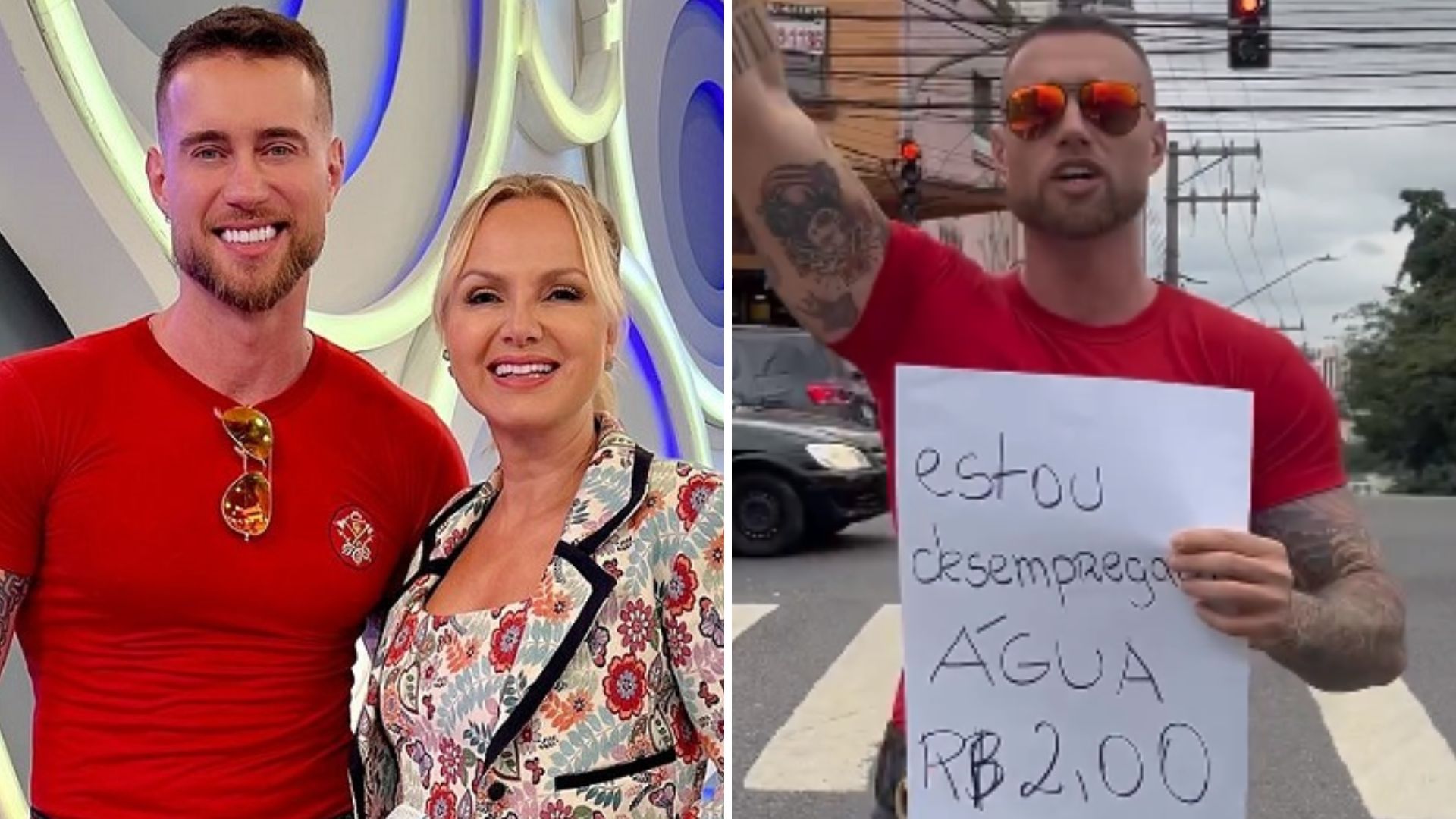 Bombeiro da Eliana começa trabalho de entregador após fim do programa: “Não tá fácil”
