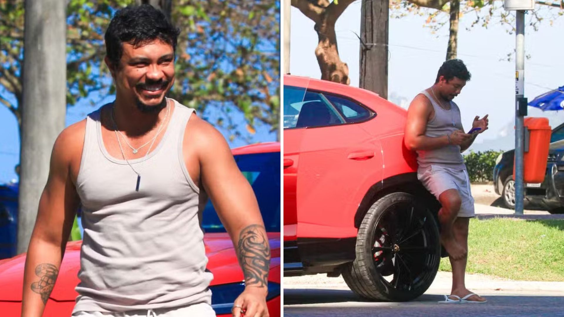 Damião em ‘Renascer’, Xamã exibe carro de R$ 4 milhões em passeio na Tijuca
