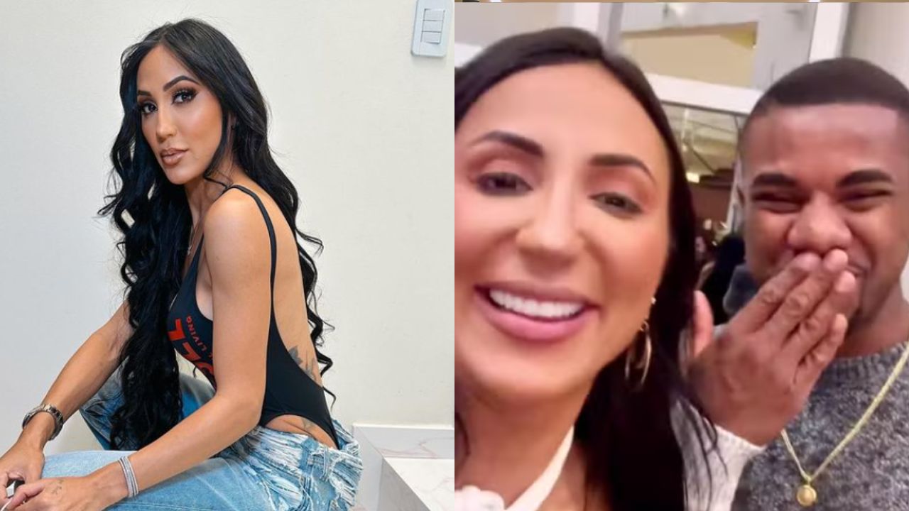 Dayanne Bezerra se encontra com ex-BBB Davi Brito e faz pedido inusitado