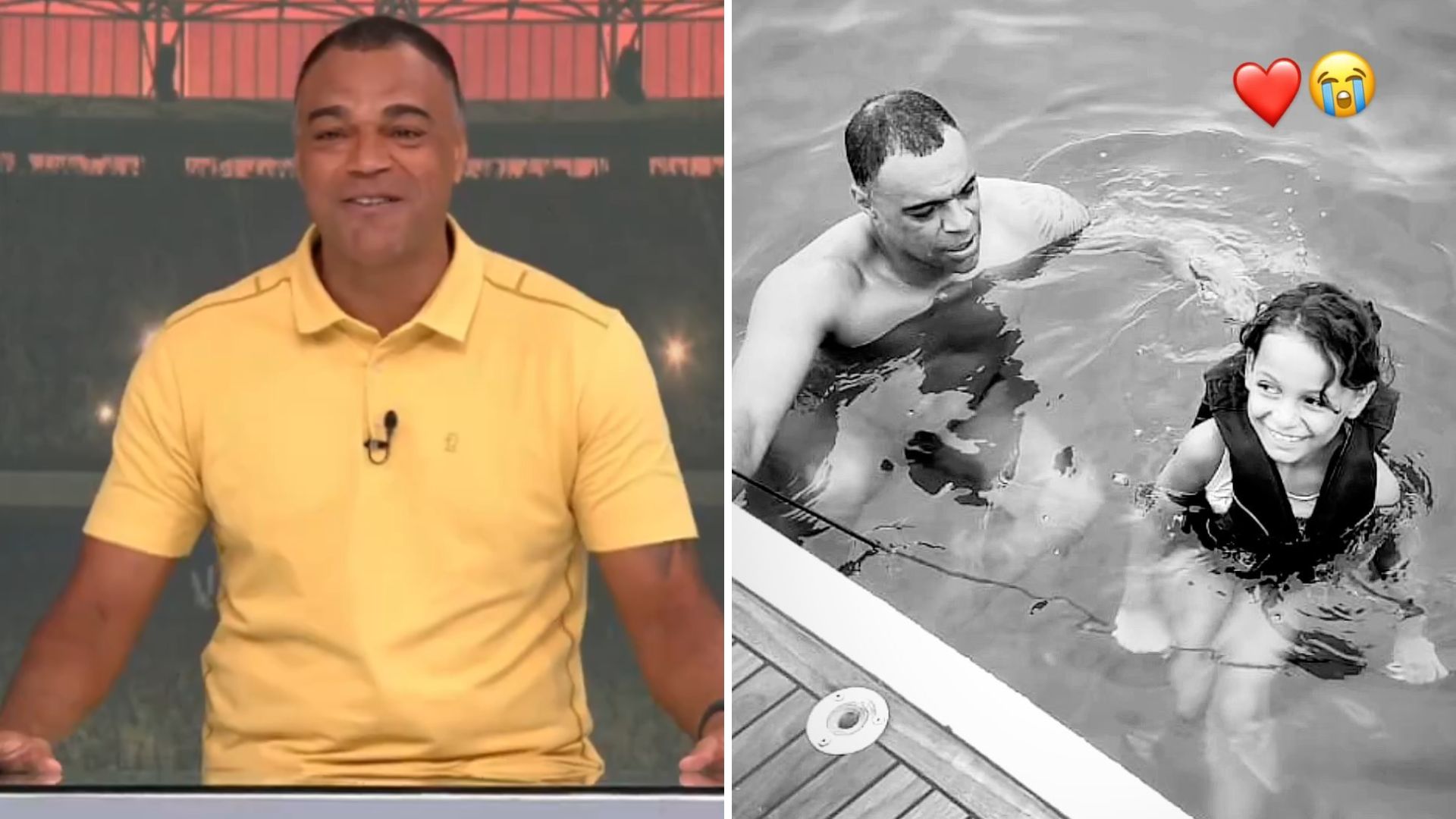 Denilson se emociona ao falar sobre morte da sobrinha: “Por causa dela”