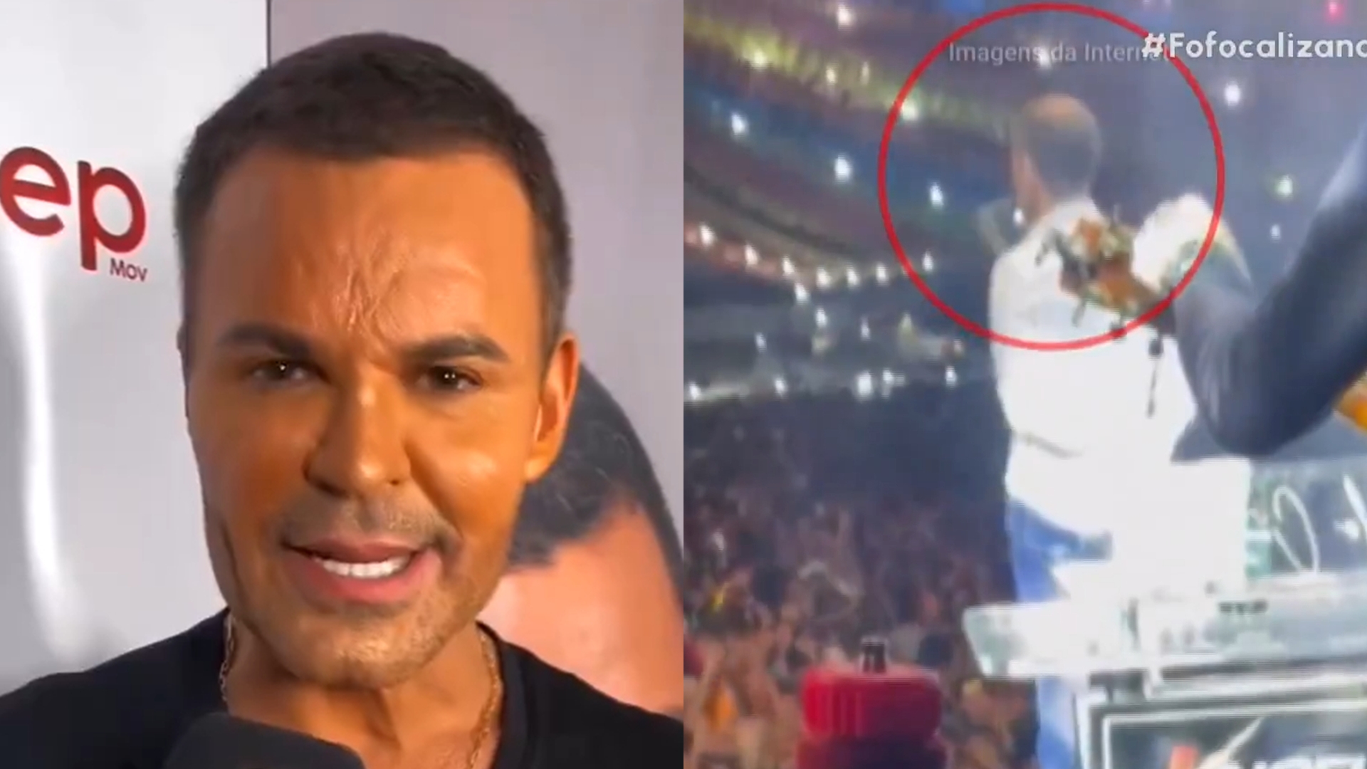 Eduardo Costa se pronuncia após ser atingido por celular em show: “Fazendo de maldade”